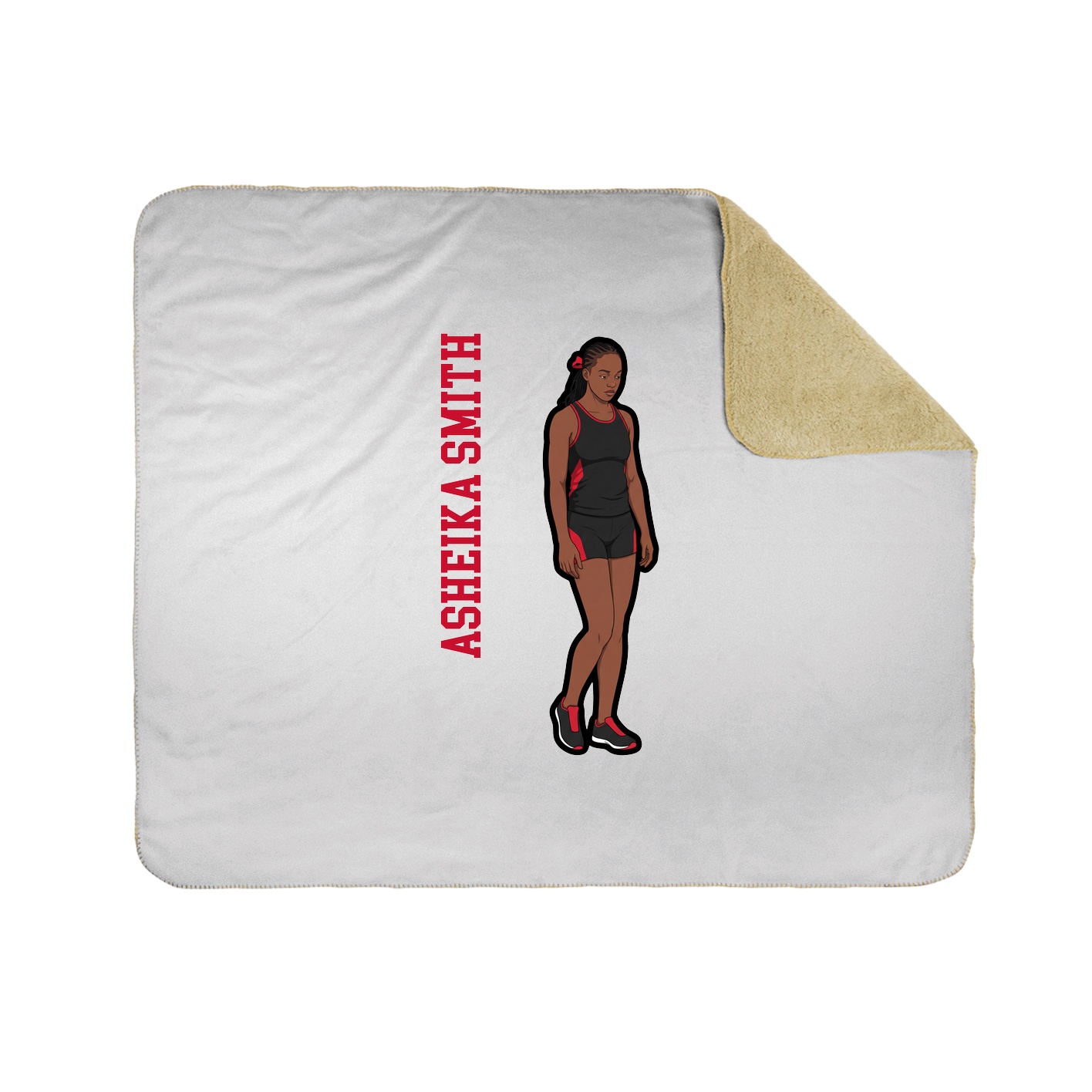 50x60 Sherpa Lined Throw Blanket