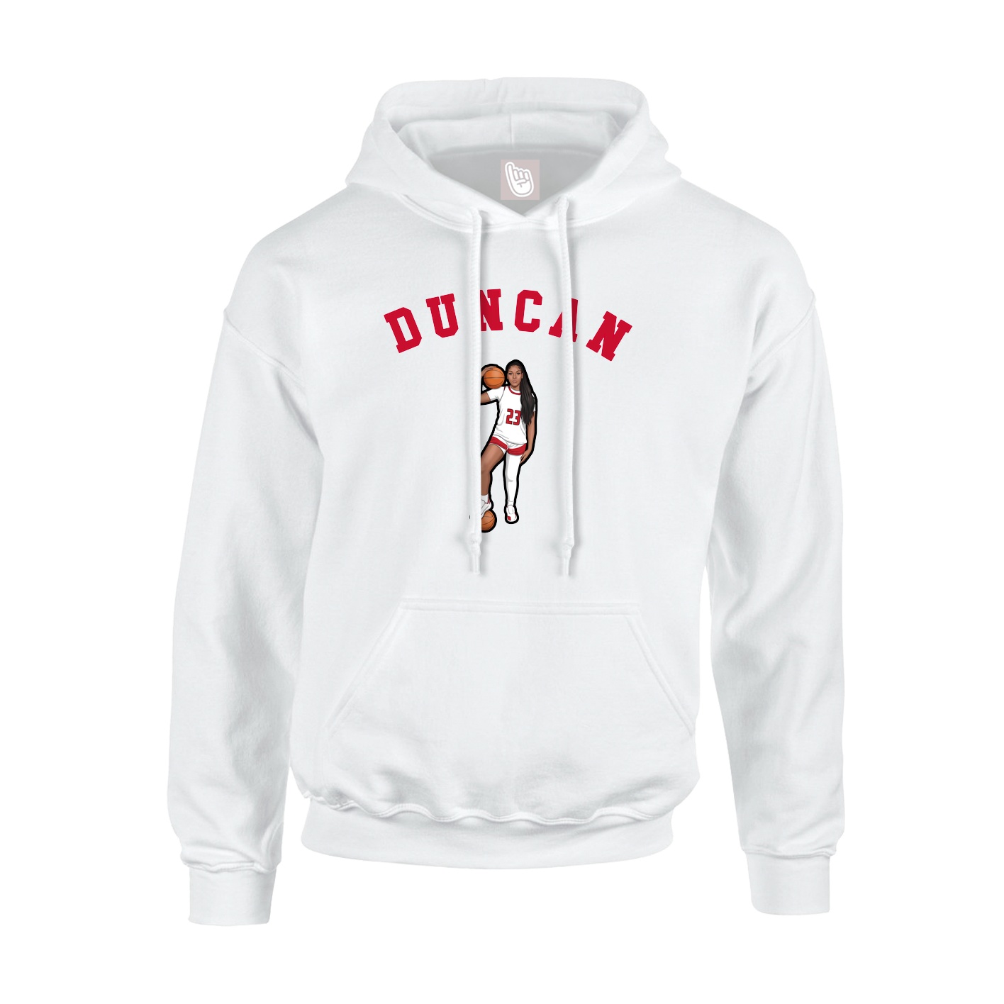 Hoodie — Shirsey Arch in White