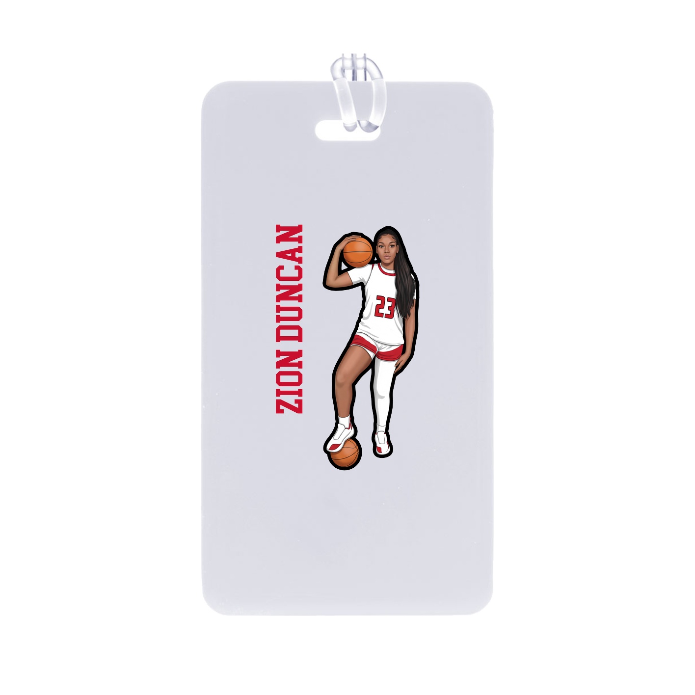 Bag Tag — Name Vertical in Classic