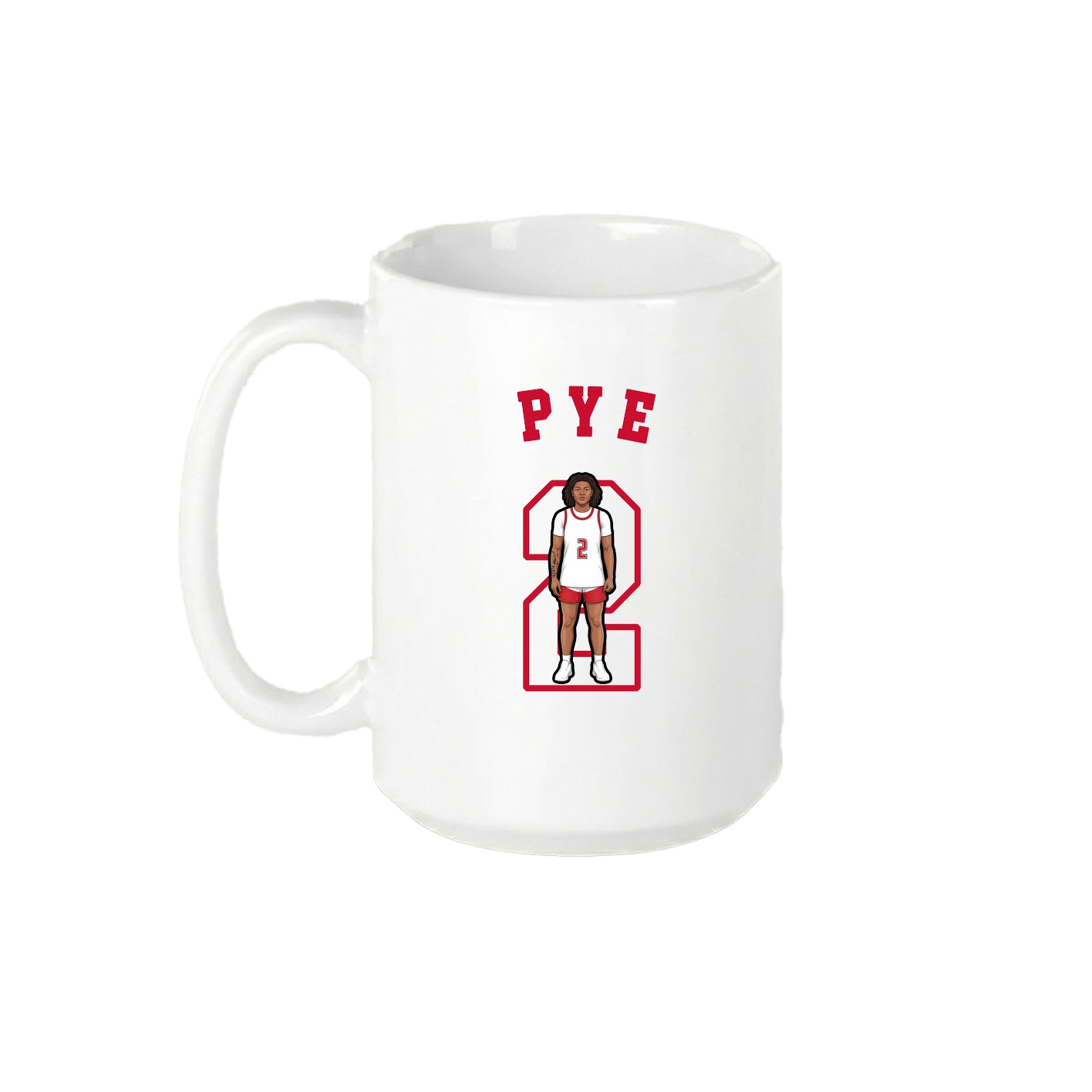 15oz Coffee Mug — Shirsey Arch in White