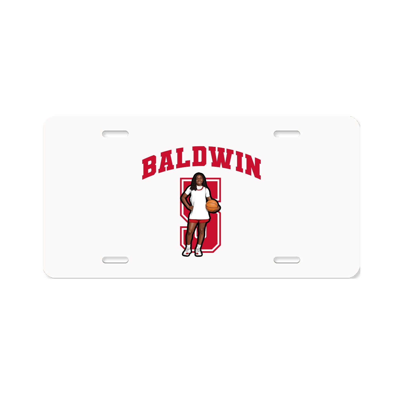 License Plate — Number in Classic