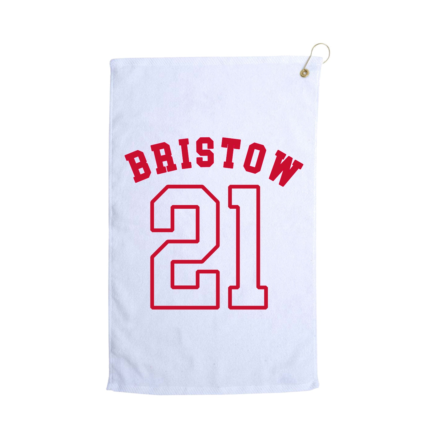 Golf Towel — Shirsey Arch in White