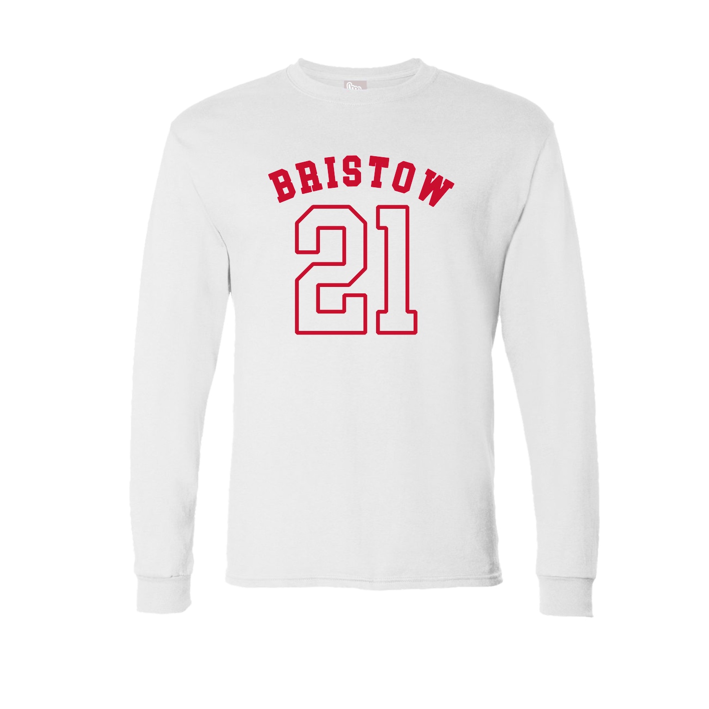 Long Sleeve Tee — Shirsey Arch in White