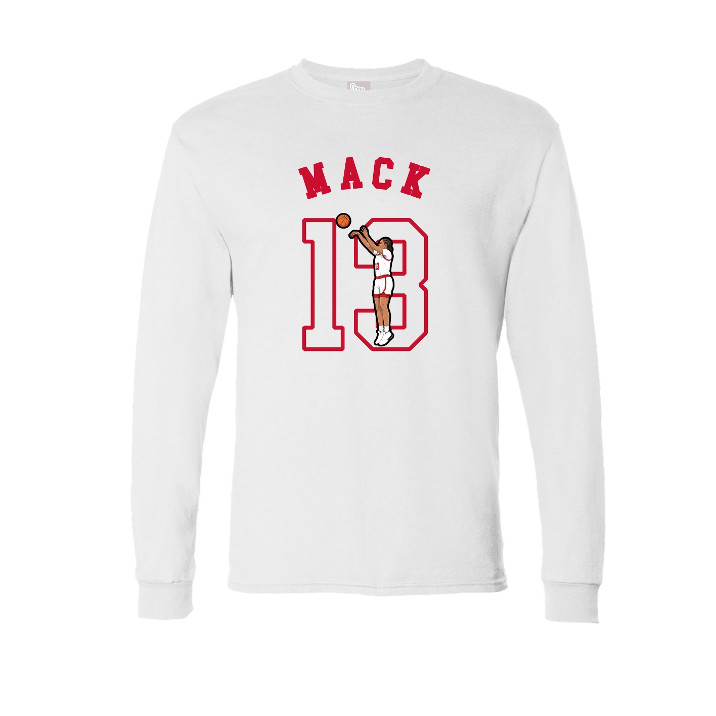 Long Sleeve Tee — Shirsey Arch in White
