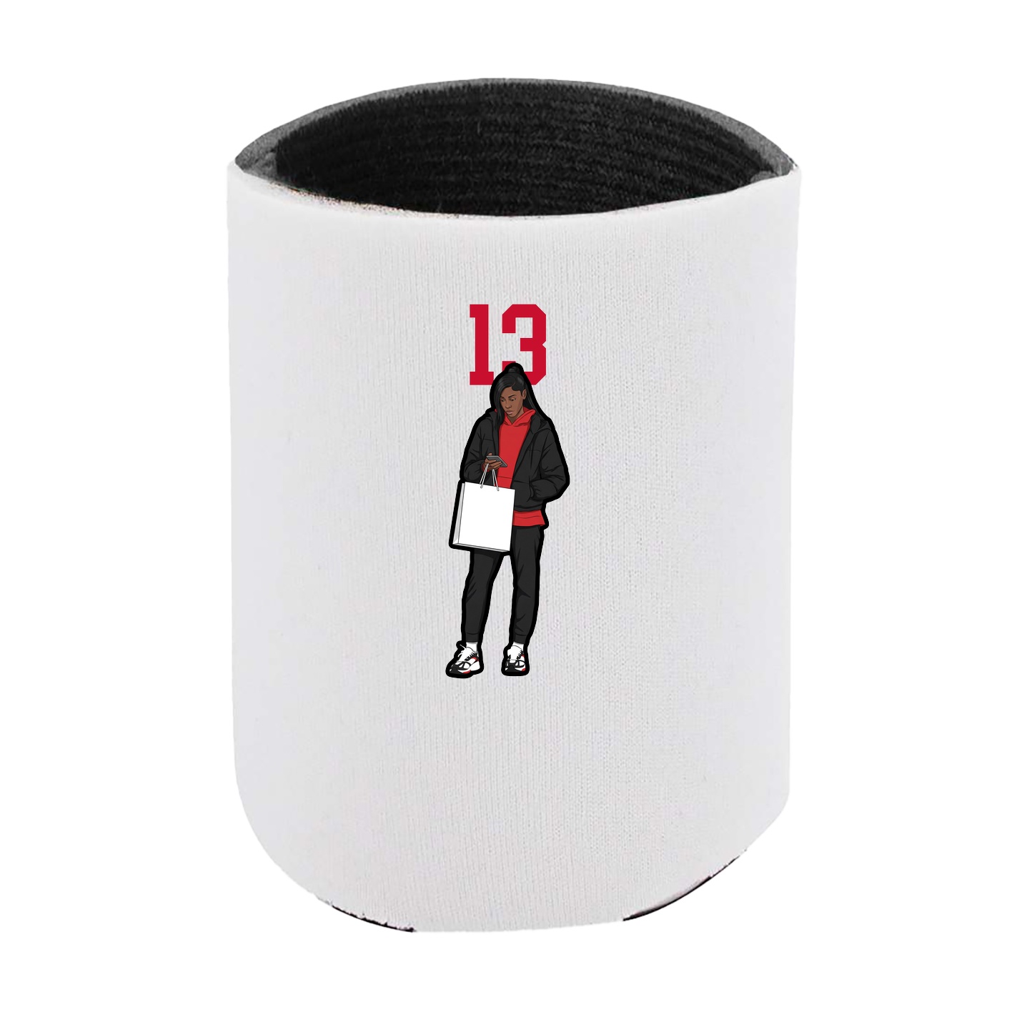 Can Holder — Number Top in White