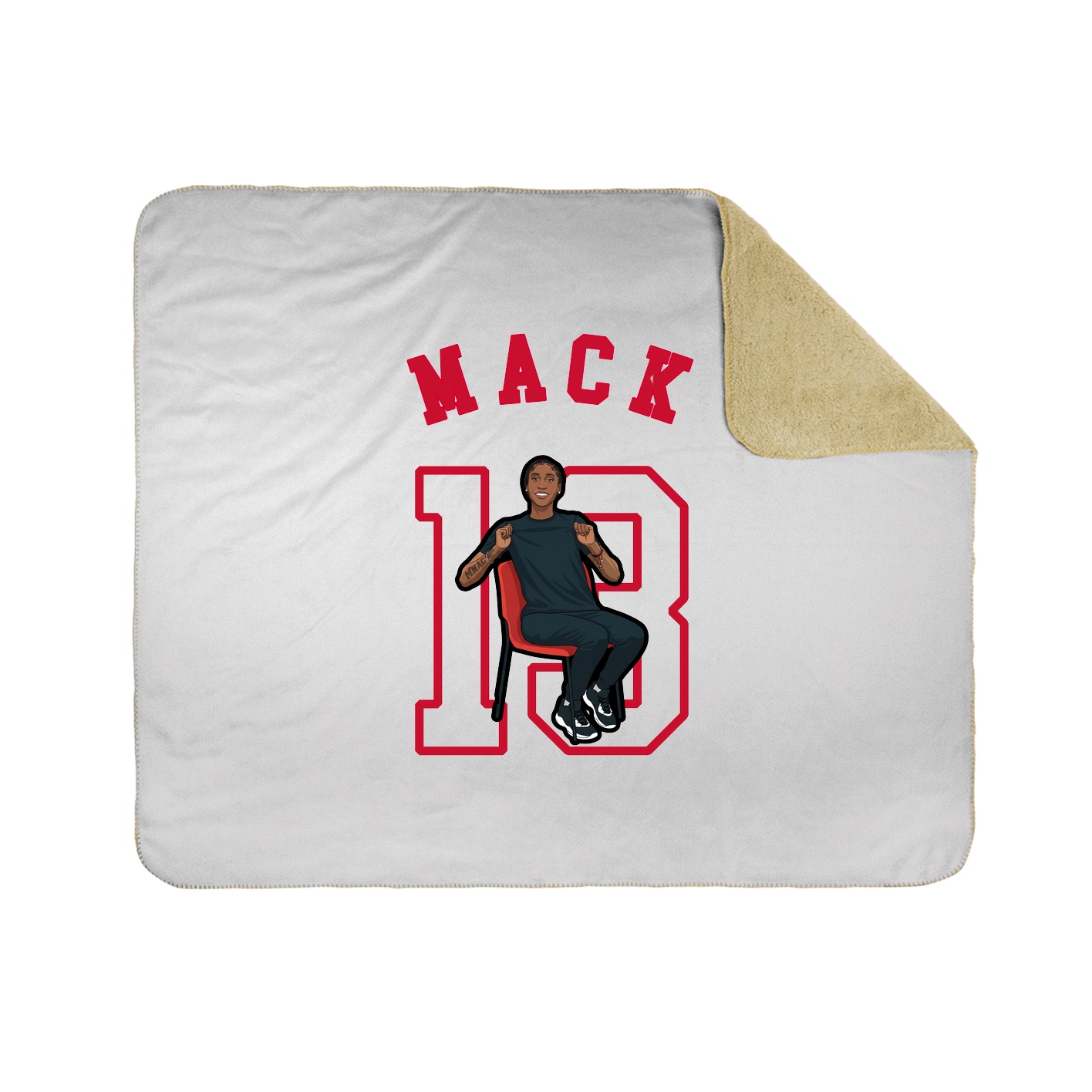 Throw Blanket — Shirsey Arch in White