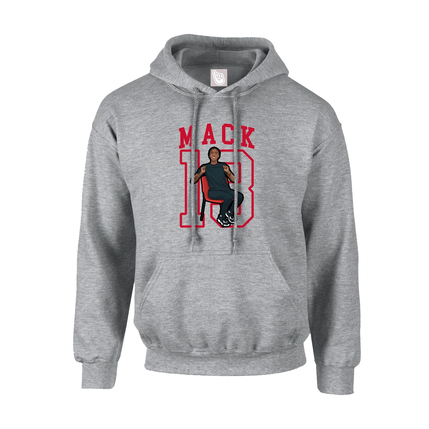 Hoodie — Shirsey in Grey