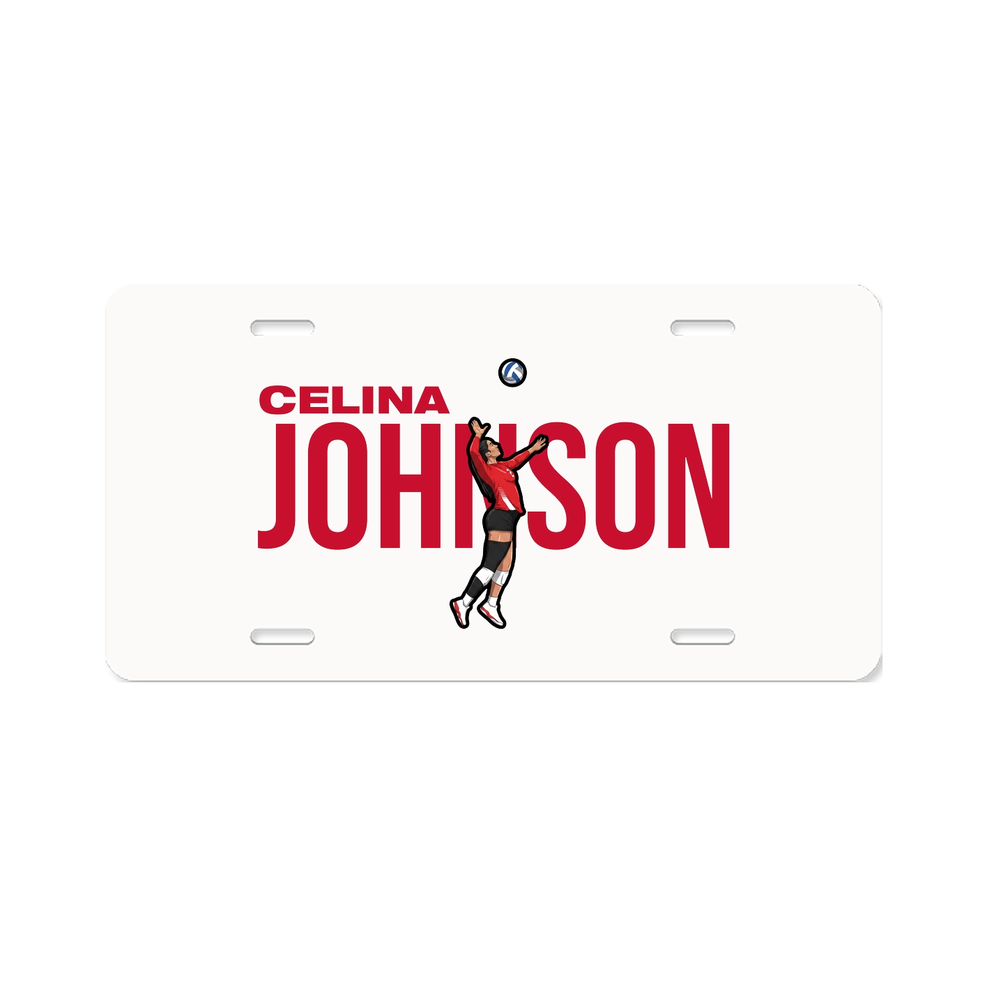License Plate — Player Name in Classic