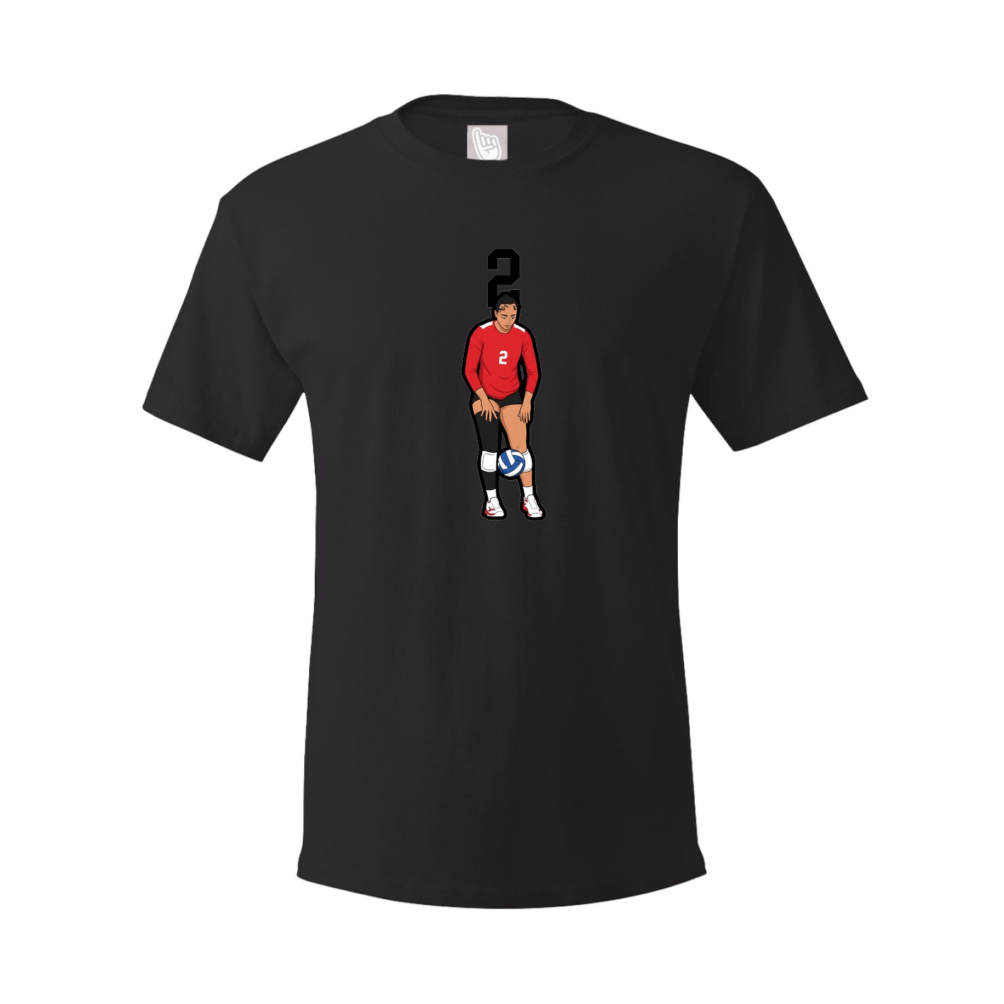 Tee — Number Top in Black