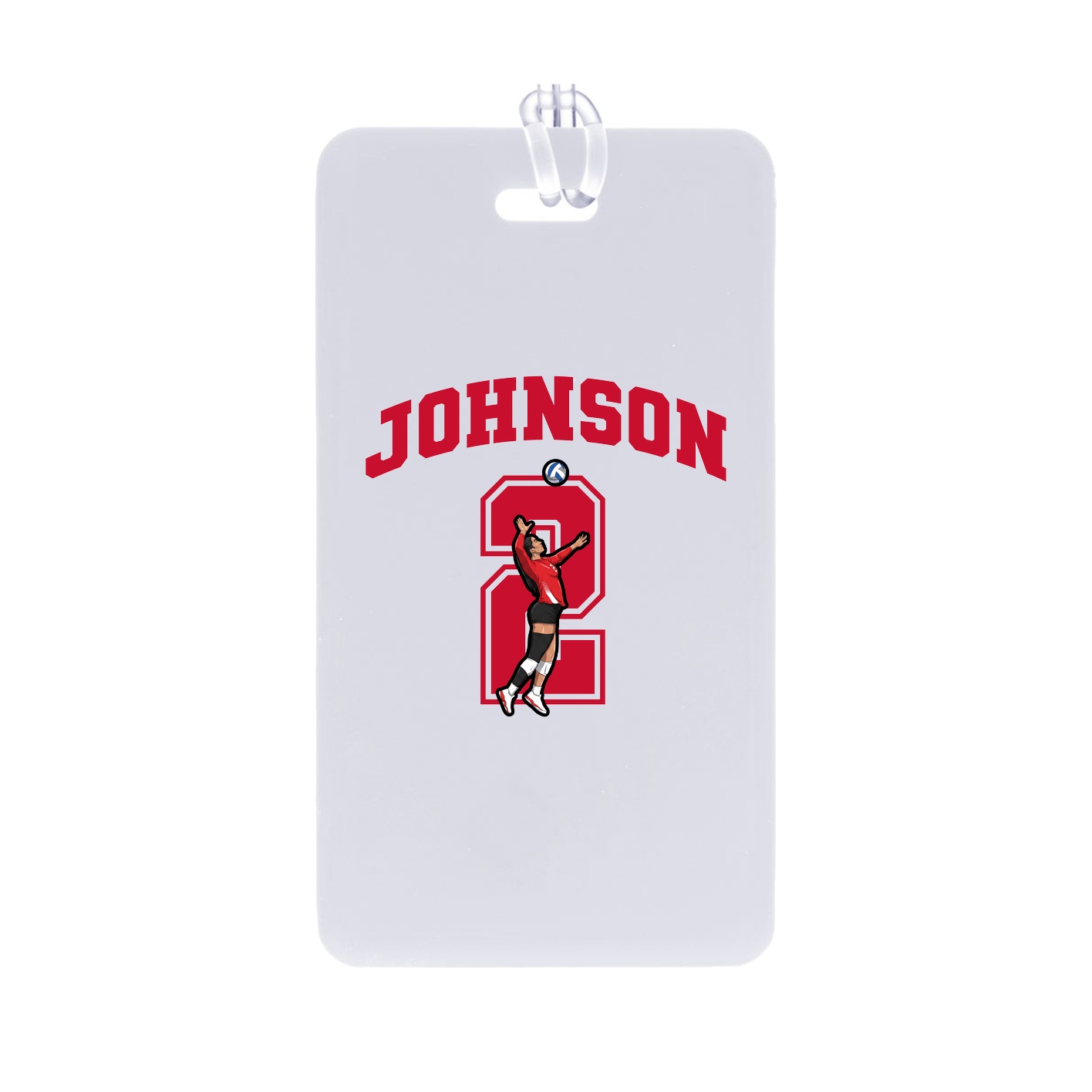Bag Tag — Number in Classic