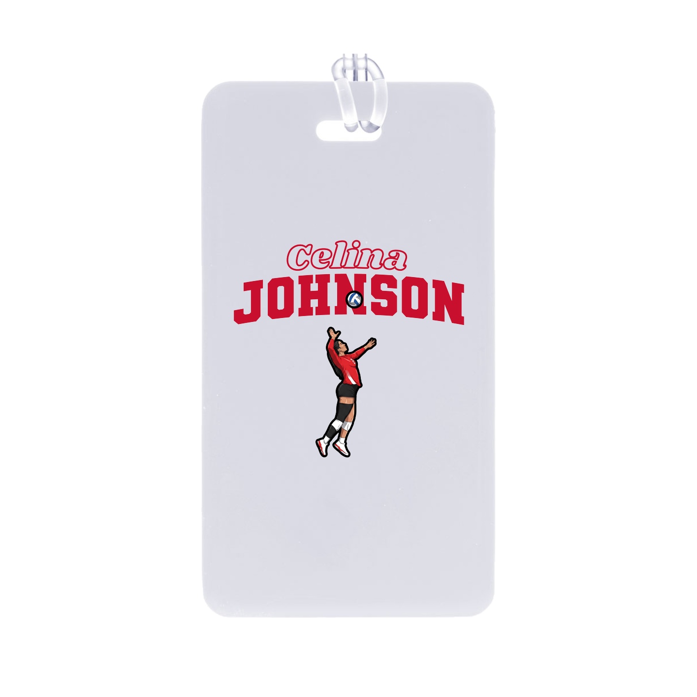 Bag Tag — Name Arch in Classic