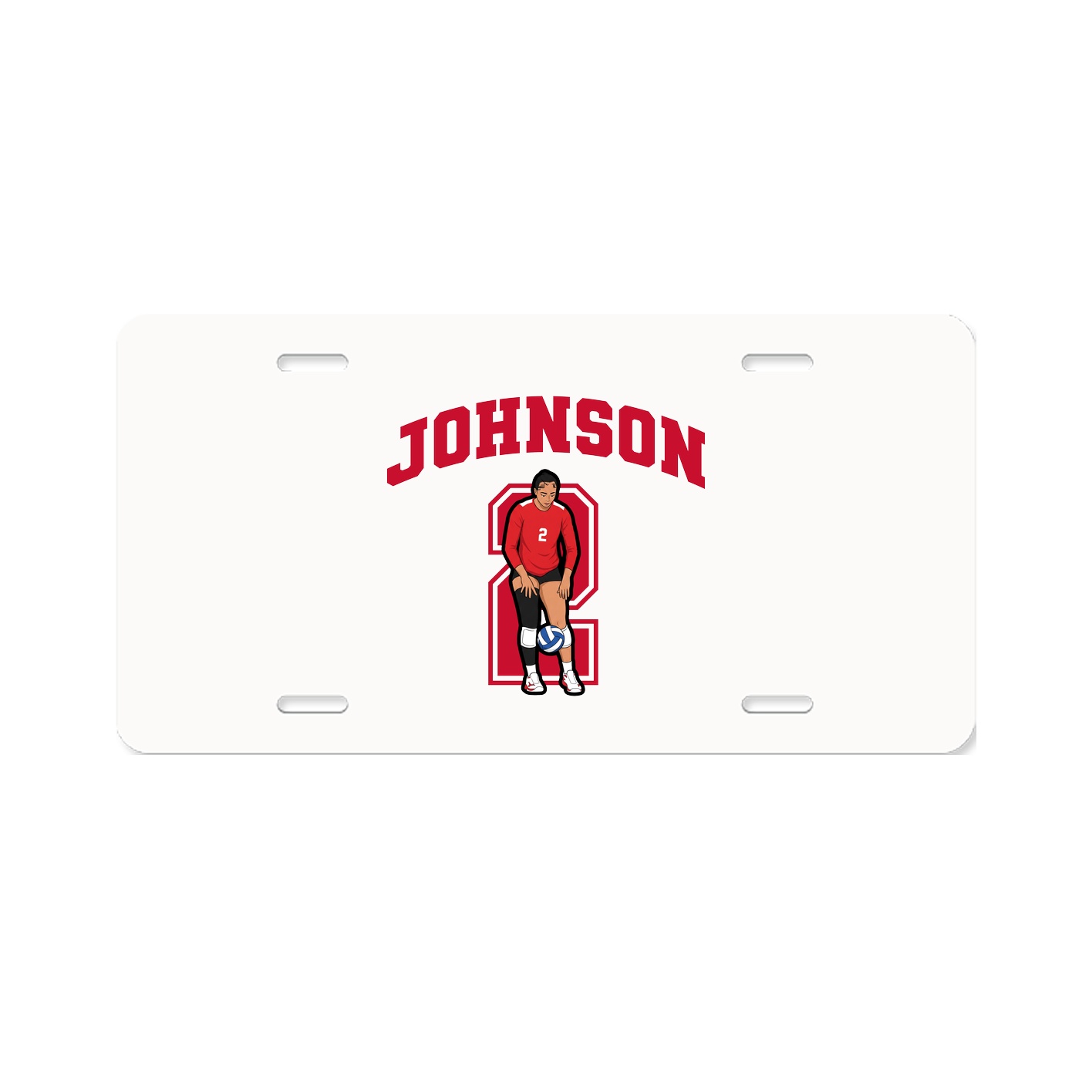 License Plate — Number in Classic
