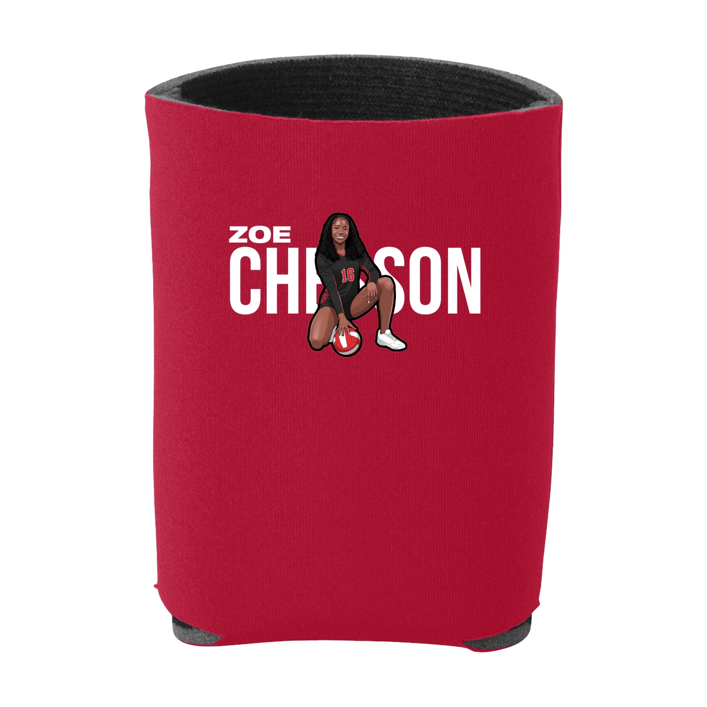 Can Holder — Player Name in Red