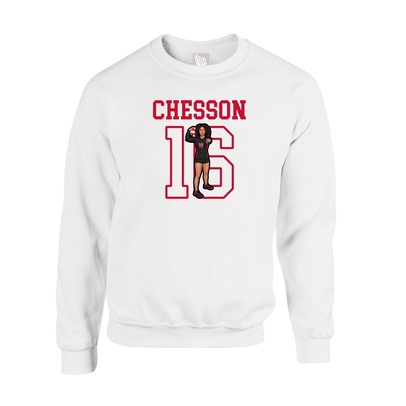 Fleece Crew — Shirsey in White
