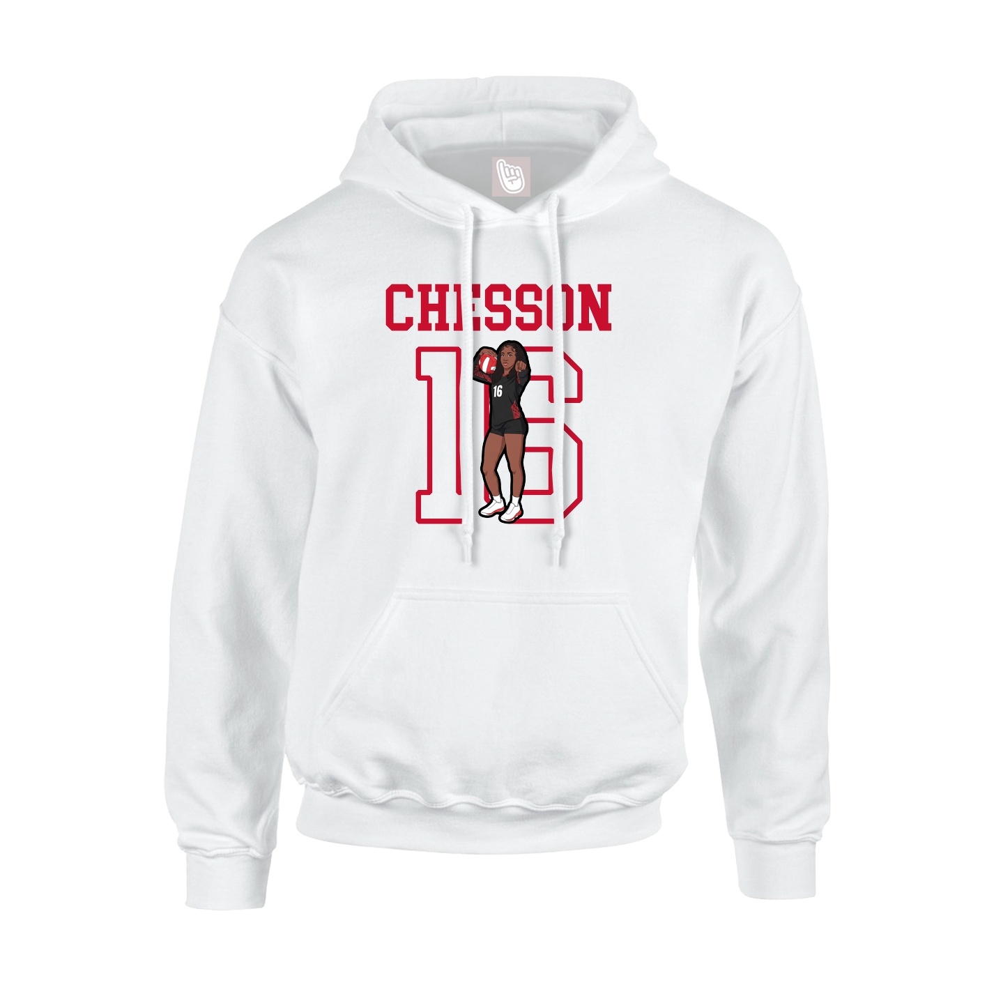Hoodie — Shirsey in White