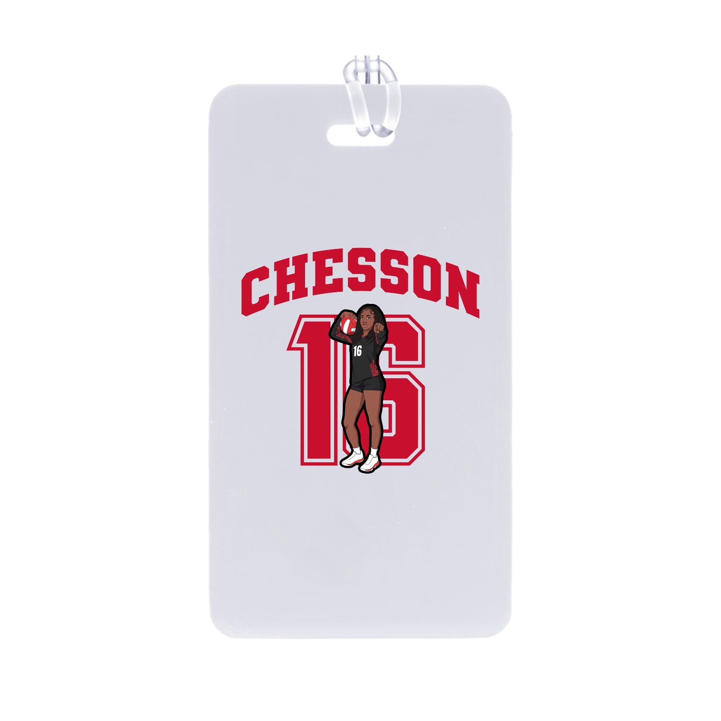 Bag Tag — Number in Classic