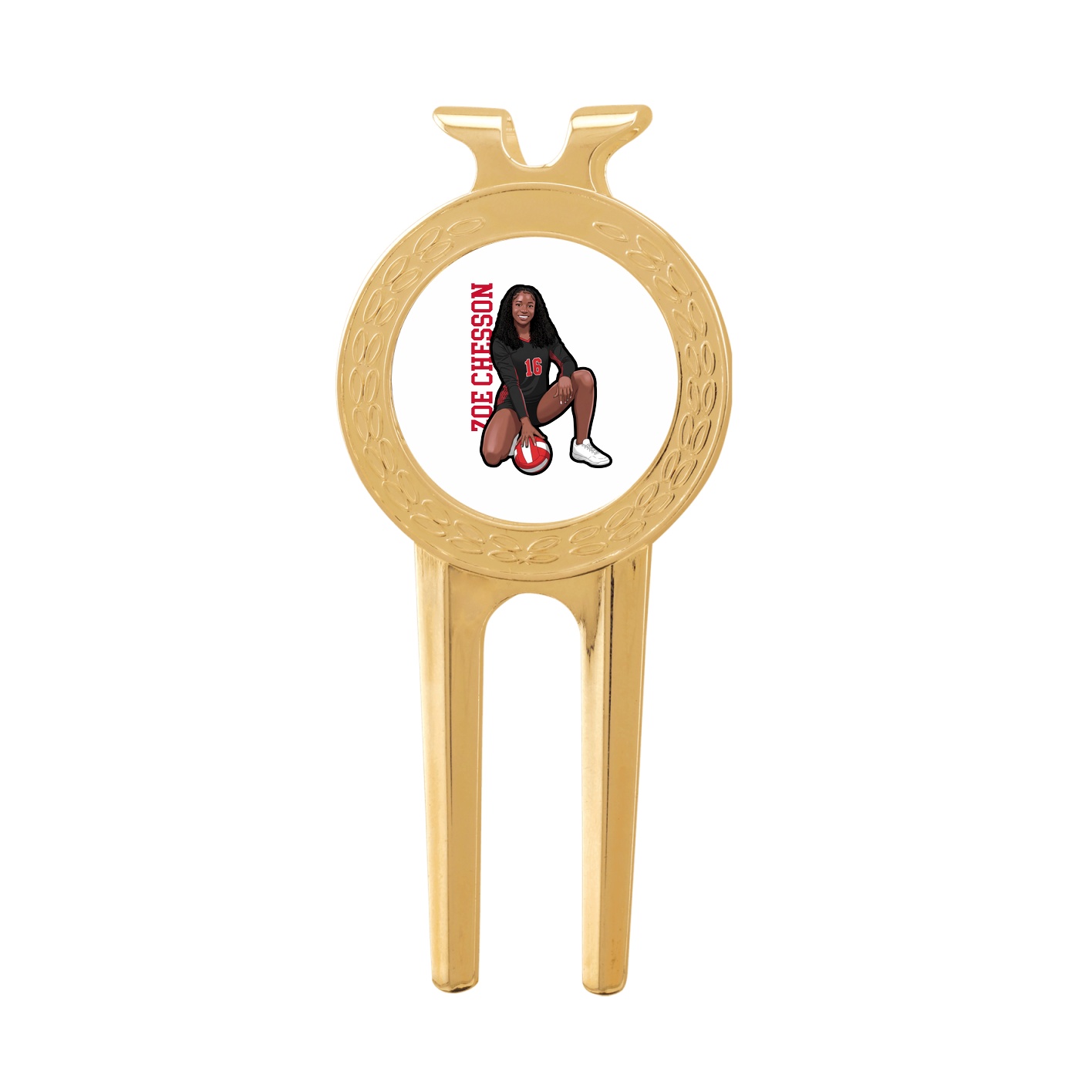 Divot Tool with Ball Marker — Name Vertical in Classic