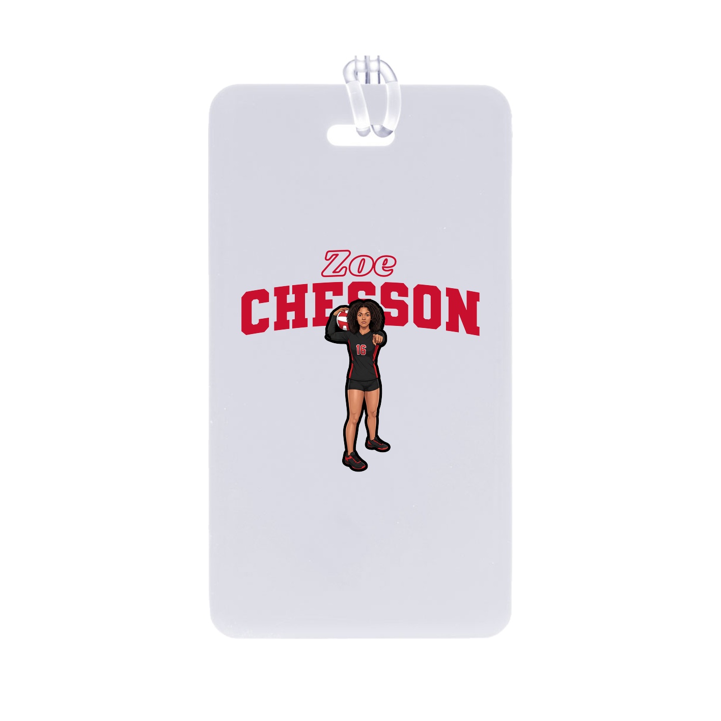 Bag Tag — Name Arch in Classic