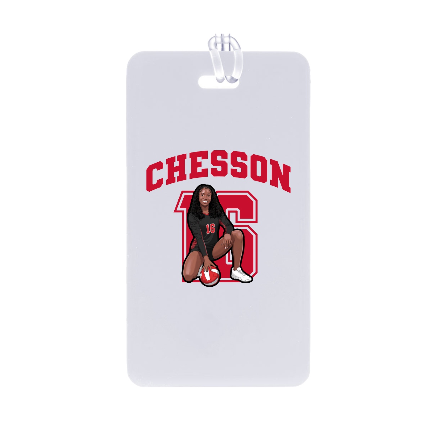 Bag Tag — Number in Classic