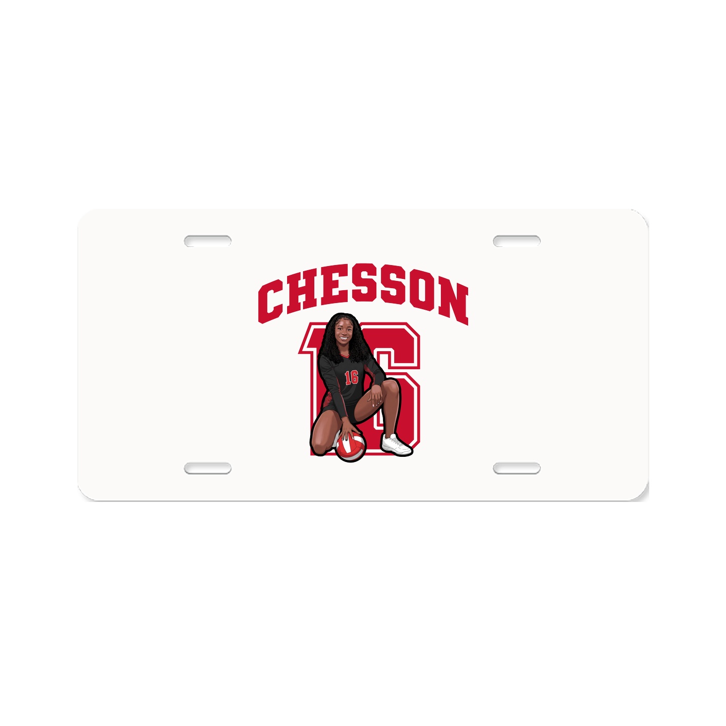 License Plate — Number in Classic