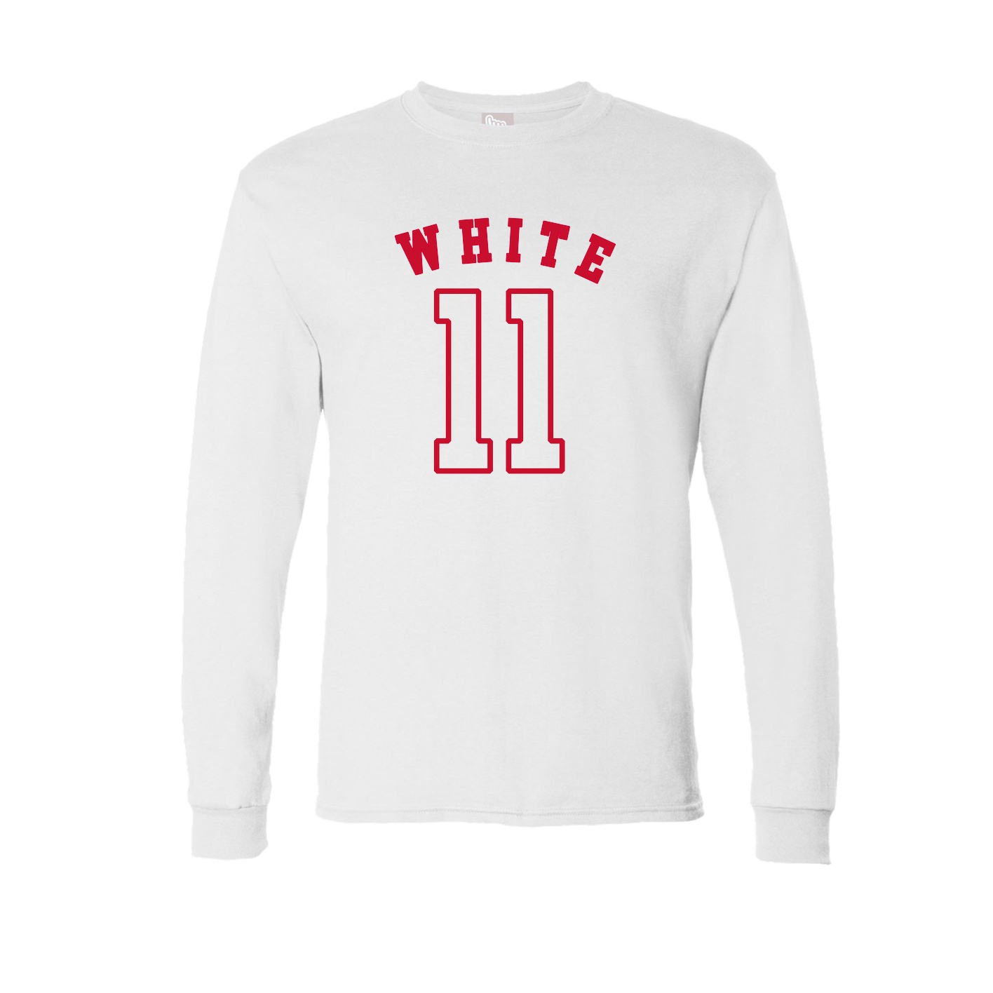 Long Sleeve Tee — Shirsey Arch in White