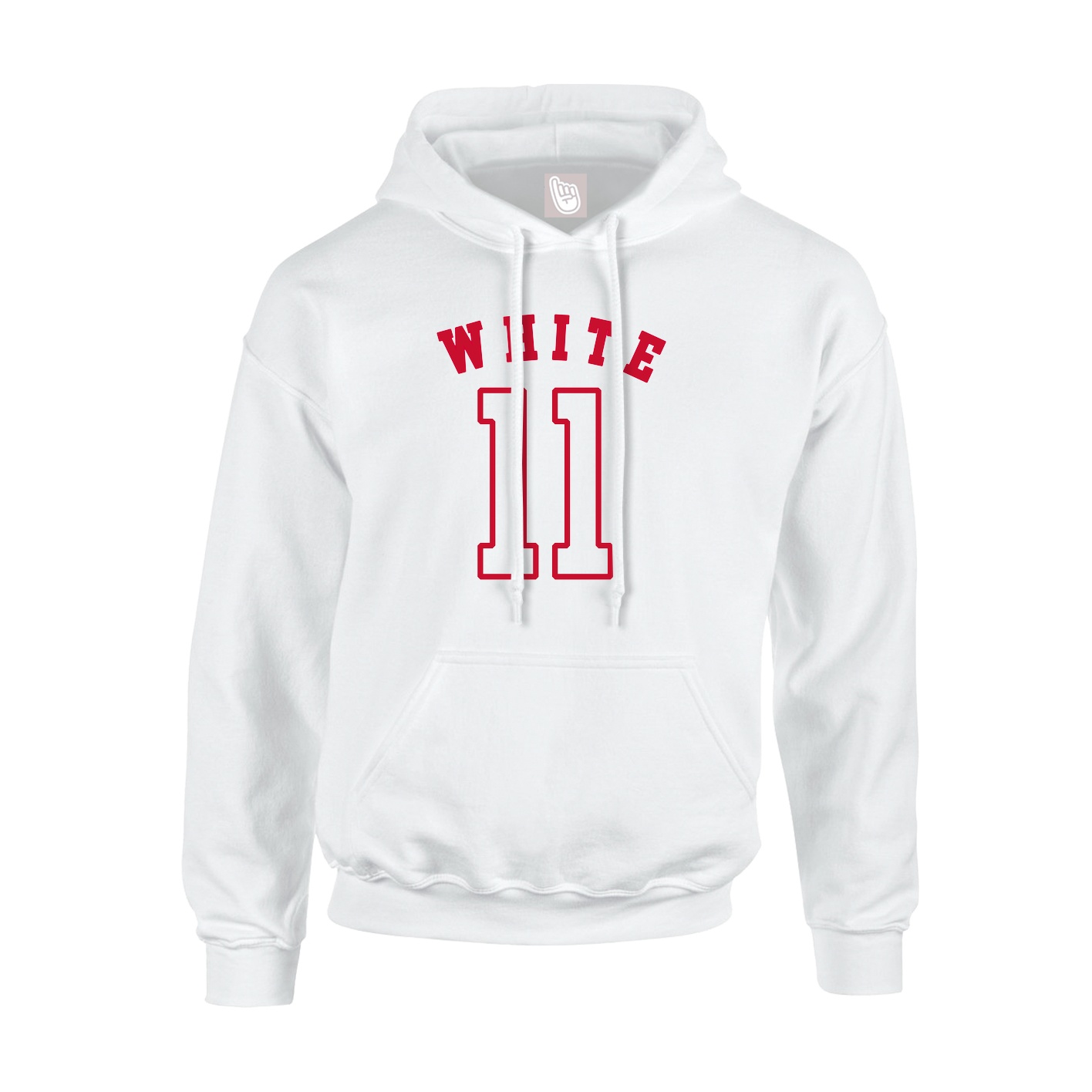 Hoodie — Shirsey Arch in White