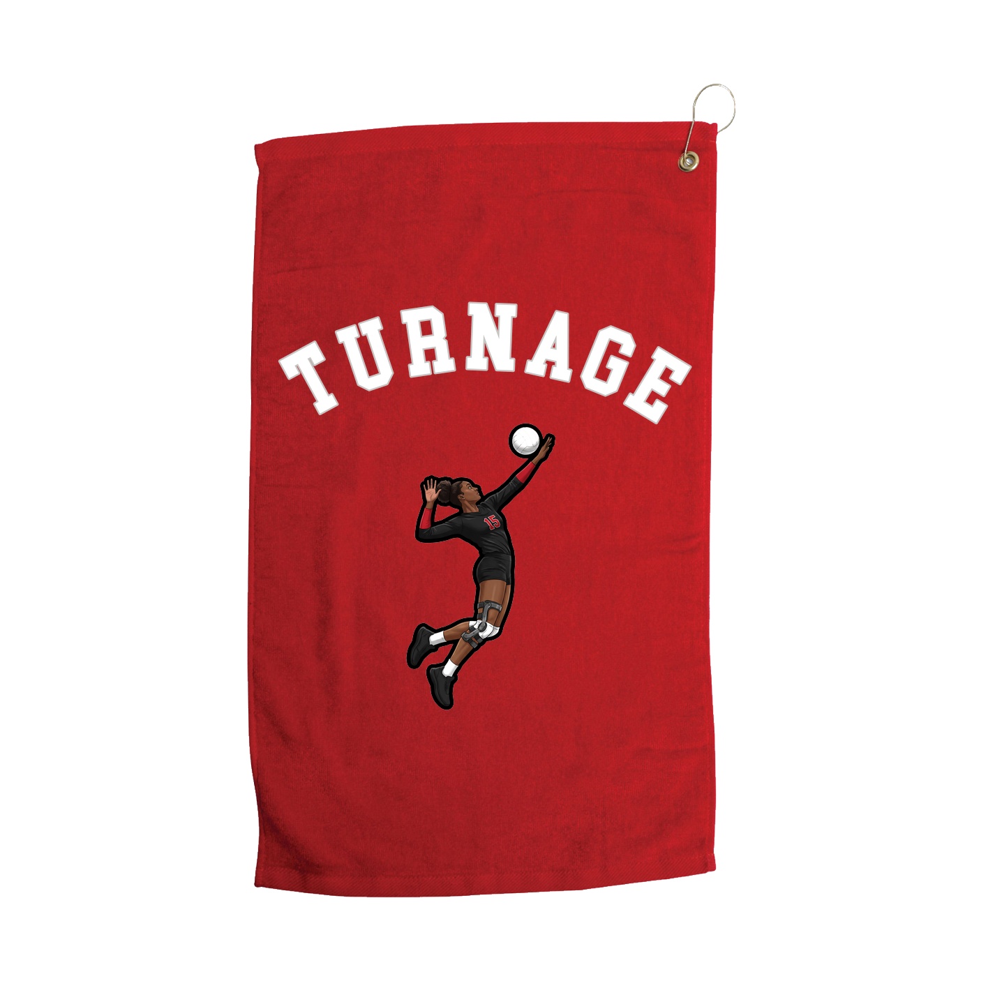 Golf Towel — Shirsey Arch in Red