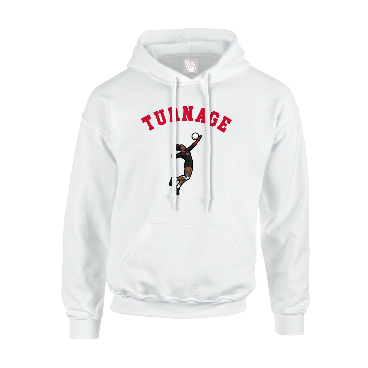 Hoodie — Shirsey Arch in White