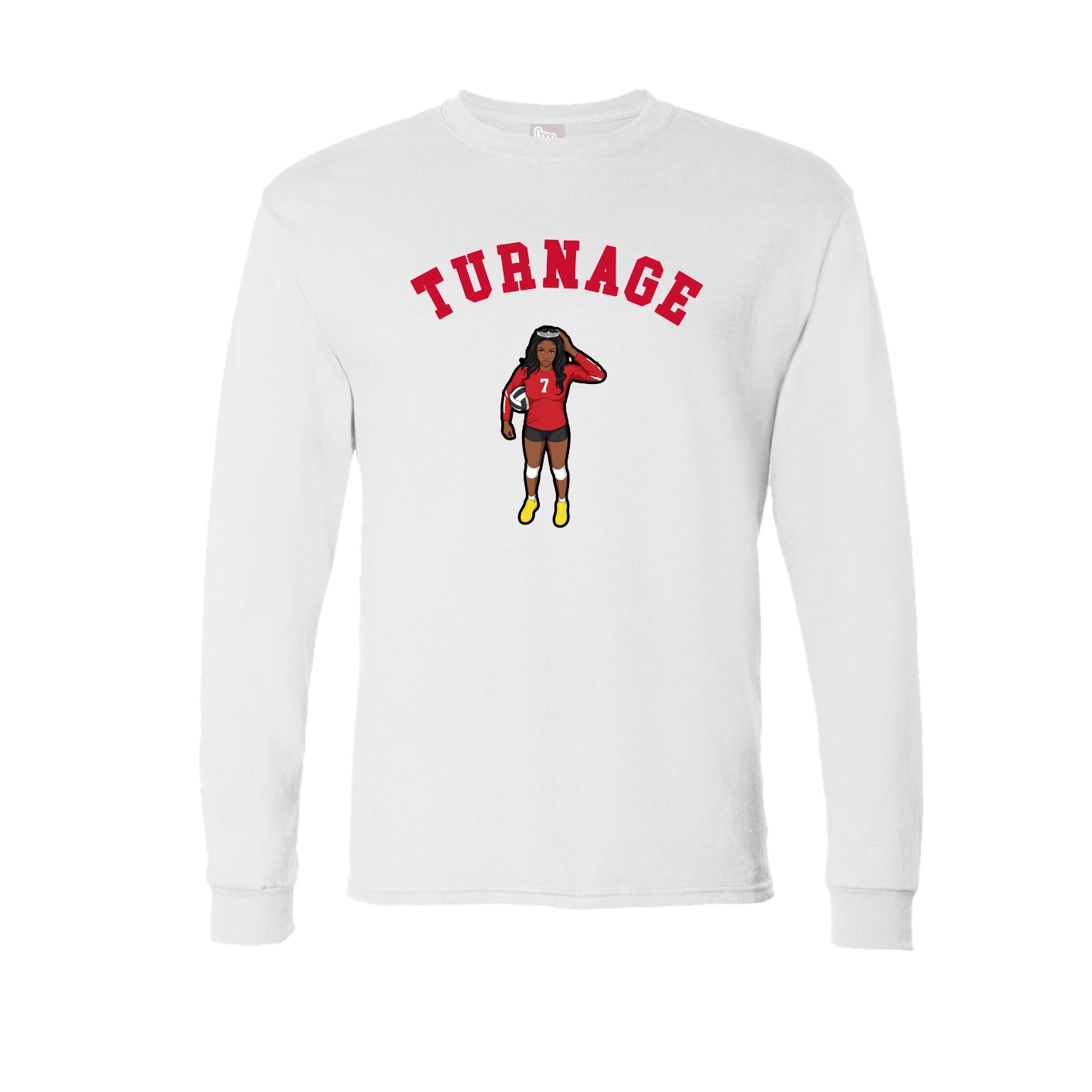 Long Sleeve Tee — Shirsey Arch in White