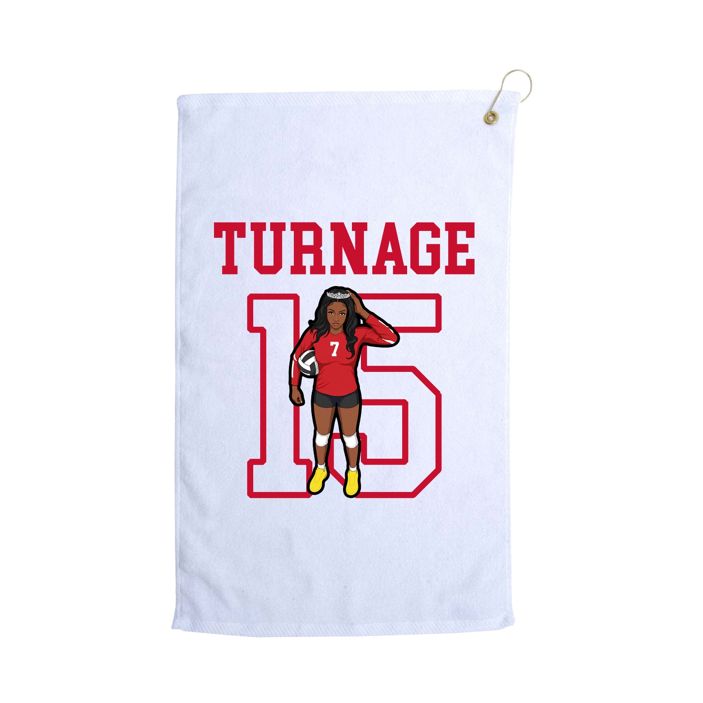 Golf Towel — Shirsey in White