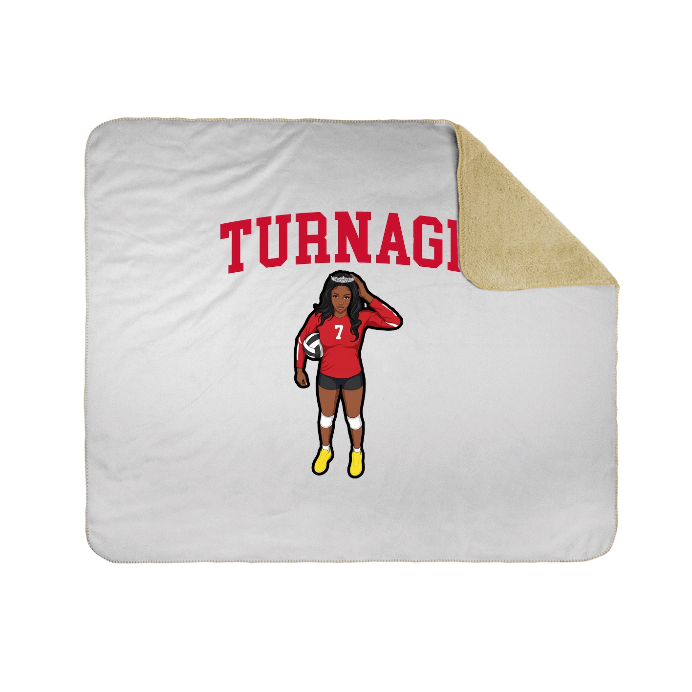 Throw Blanket — Shirsey in White