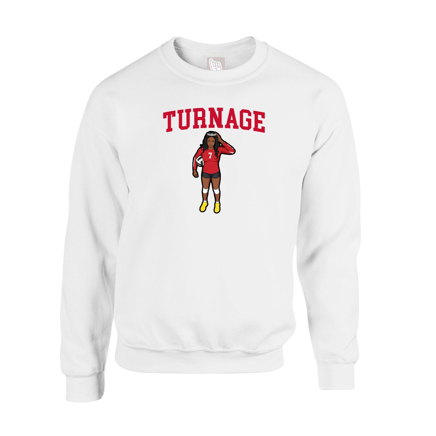 Fleece Crew — Shirsey in White