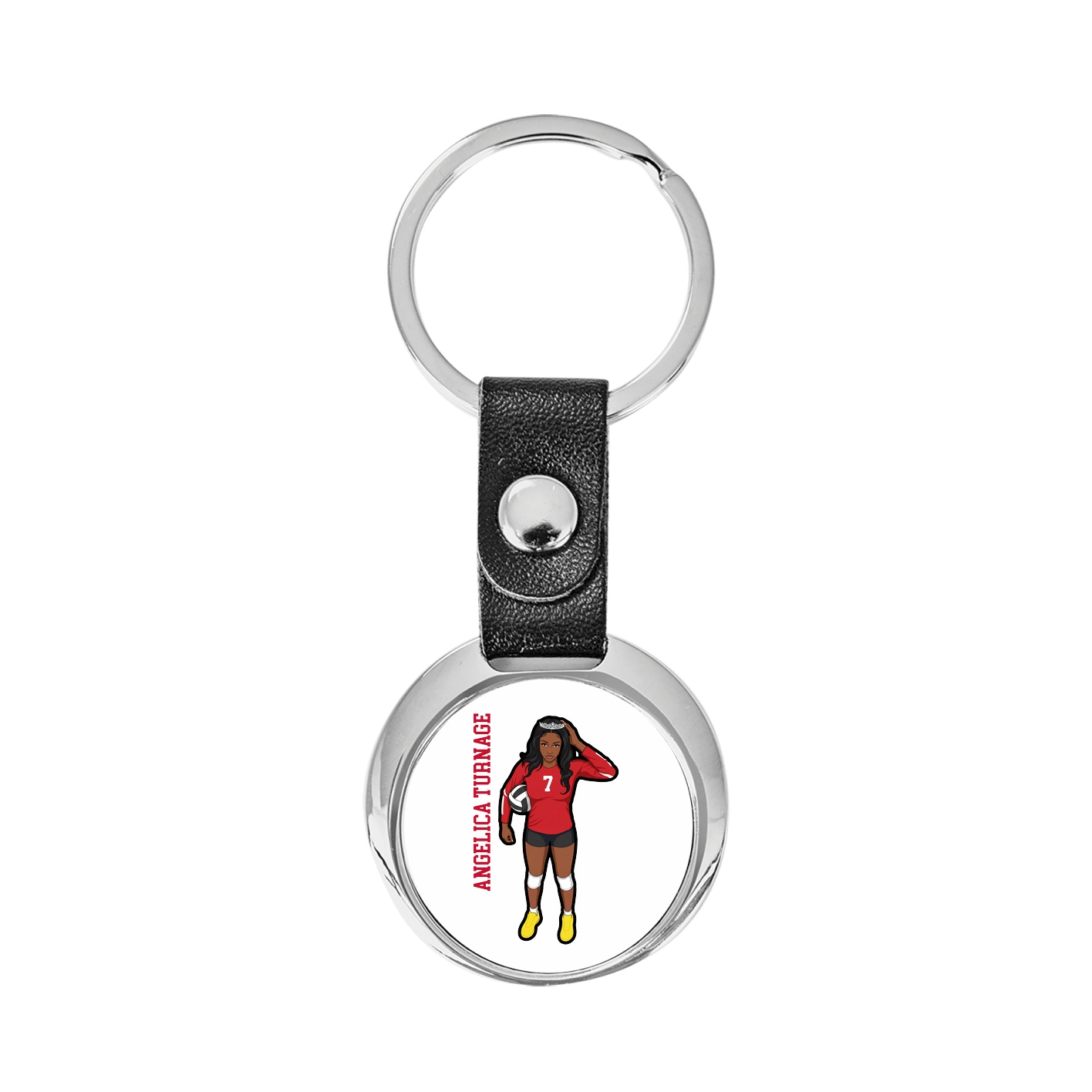 Key Chain — Name Vertical in Classic