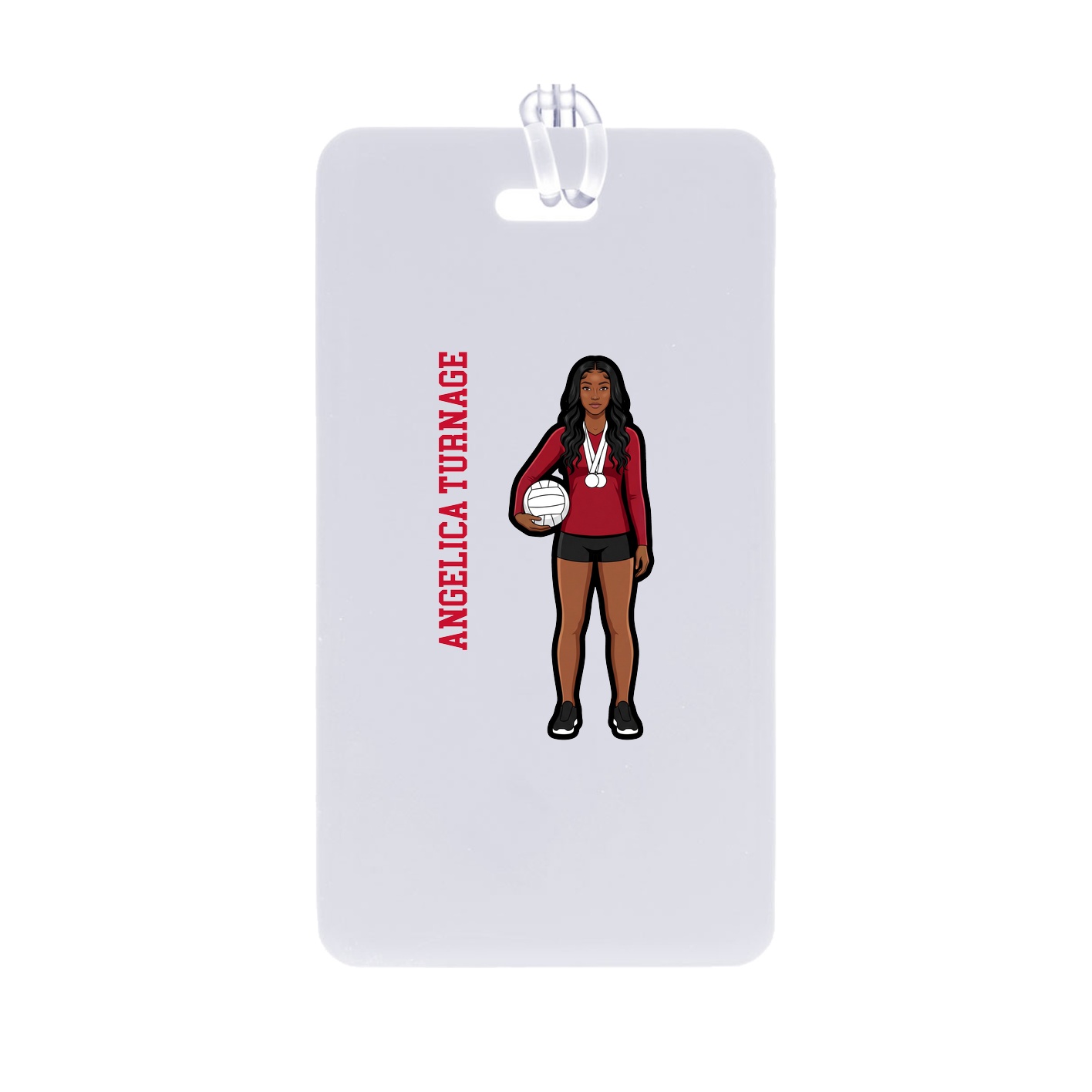 Bag Tag — Name Vertical in Classic