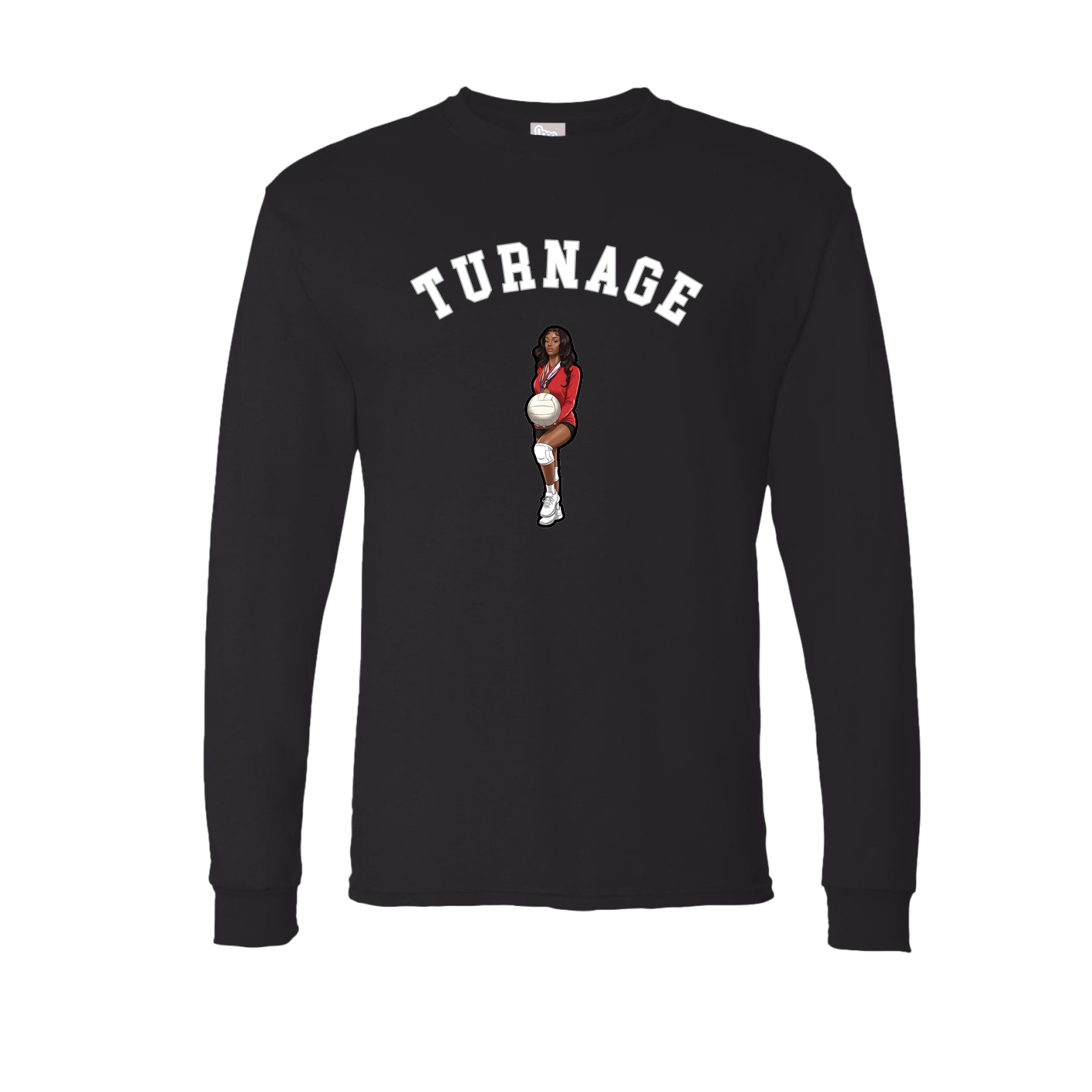 Long Sleeve Tee — Shirsey Arch in Black