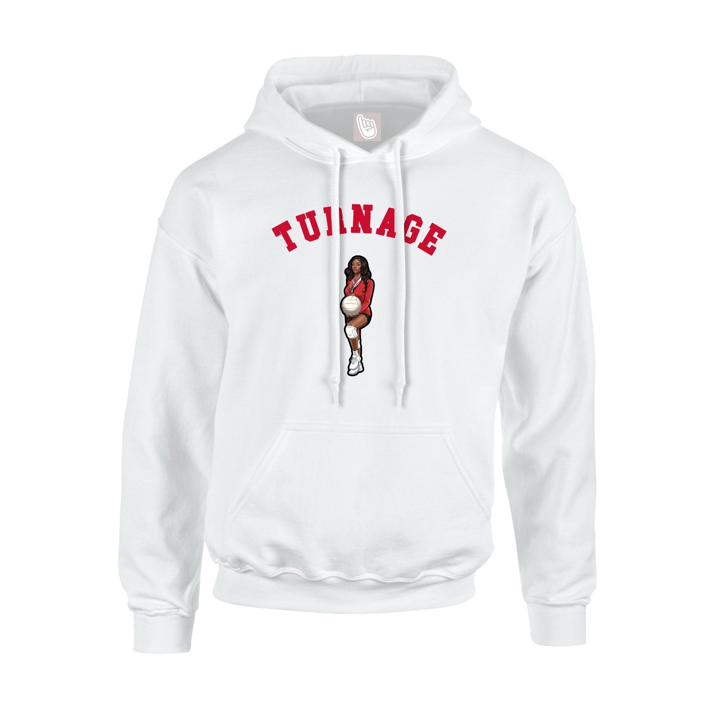 Hoodie — Shirsey Arch in White