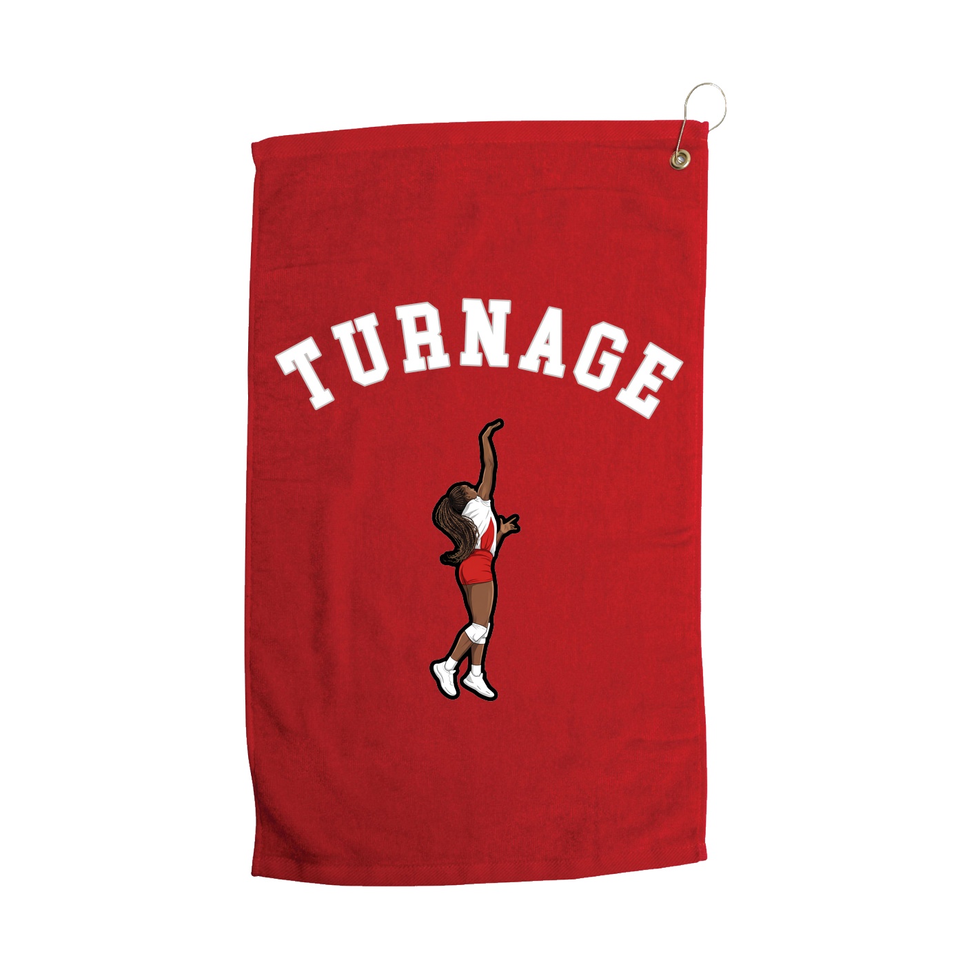 Golf Towel — Shirsey Arch in Red