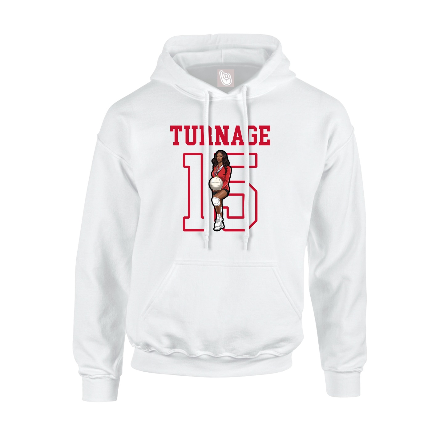 Hoodie — Shirsey in White