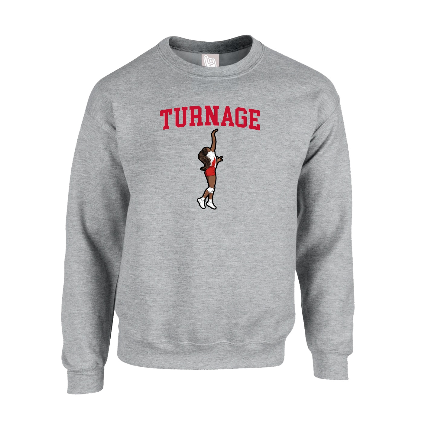 Fleece Crew — Shirsey in Grey