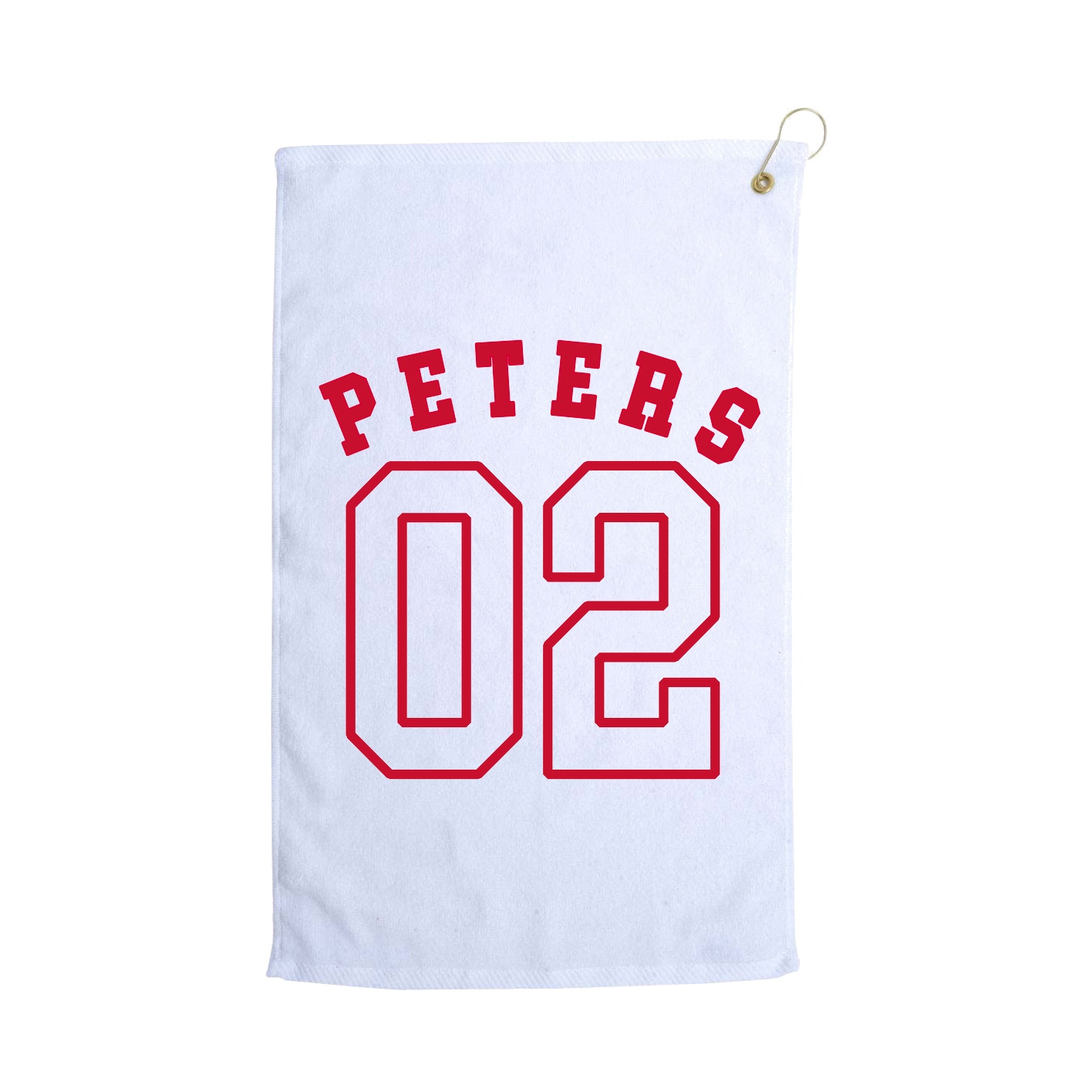 Golf Towel — Shirsey Arch in White