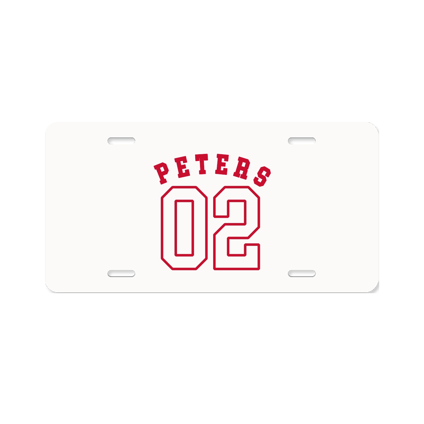 License Plate — Shirsey Arch in Classic
