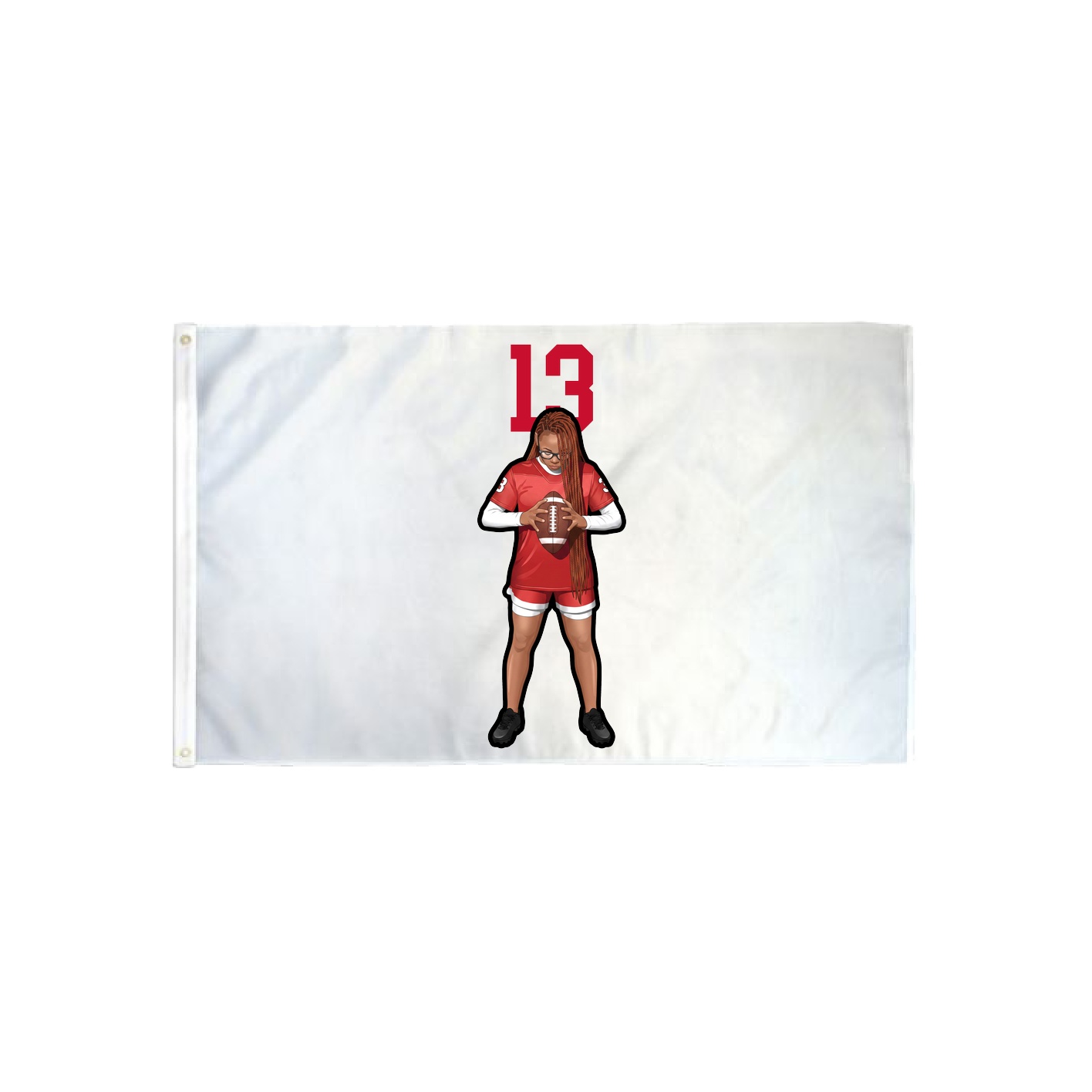 3x5 Flag — Number Top in Classic