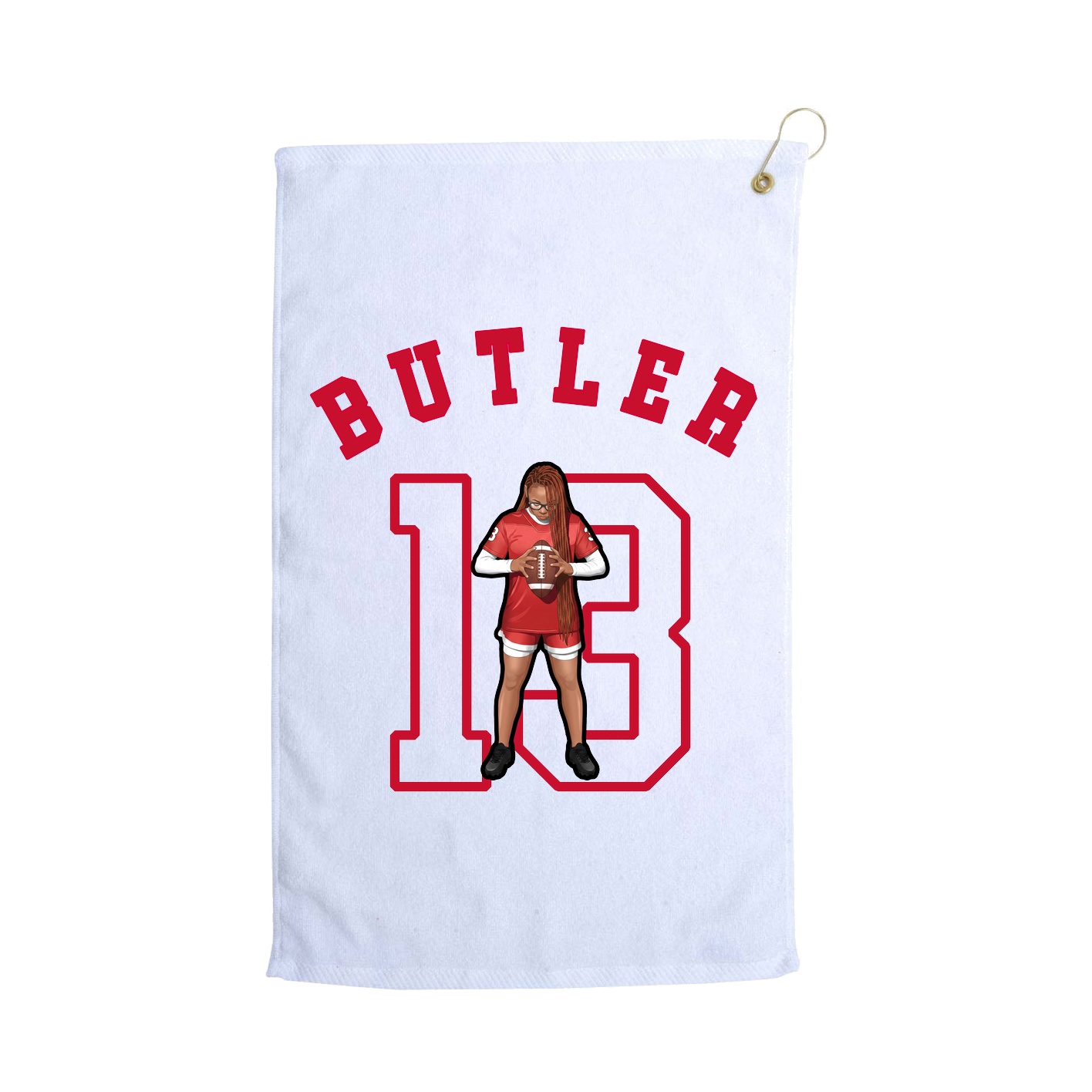 Golf Towel — Shirsey Arch in White