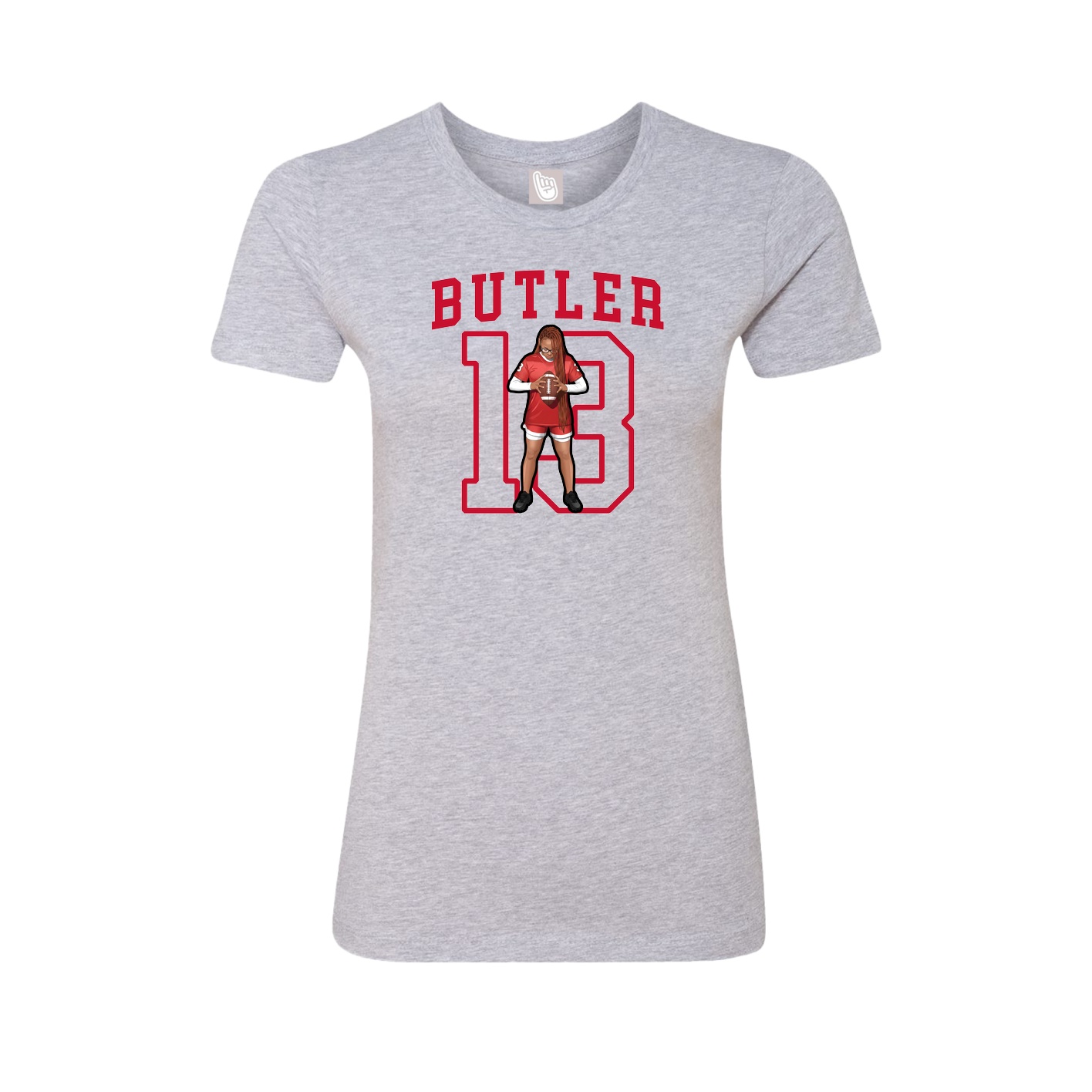 Fitted Women's Tee — Shirsey in Grey