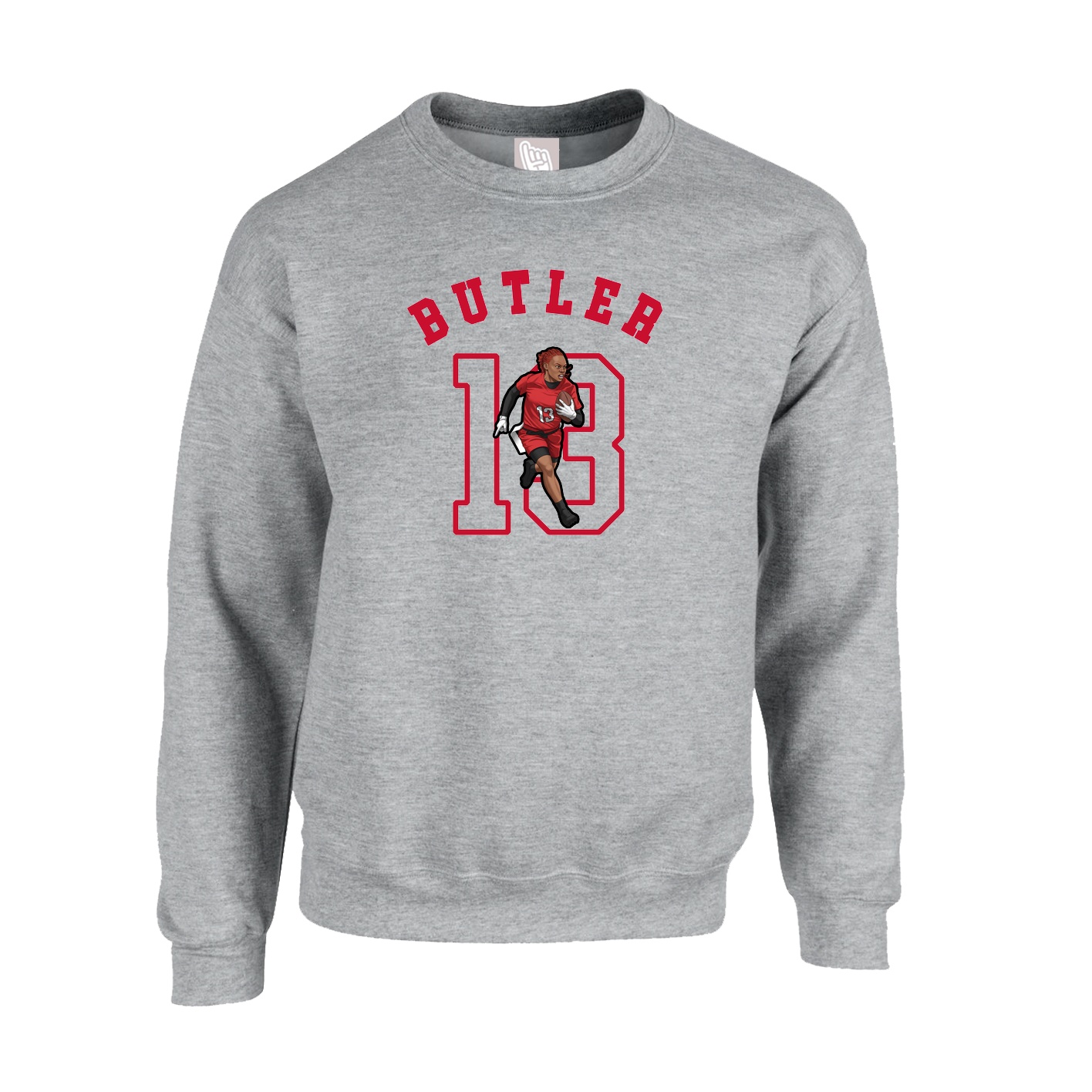 Fleece Crew — Shirsey Arch in Grey