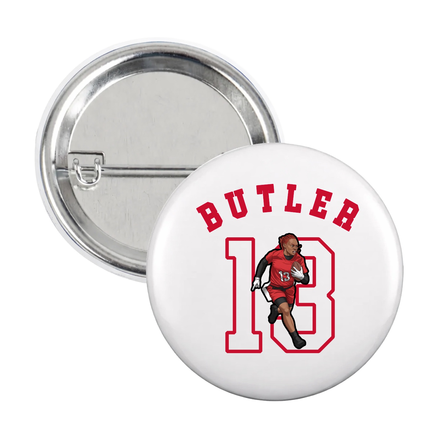 Game Day Button — Shirsey Arch in White