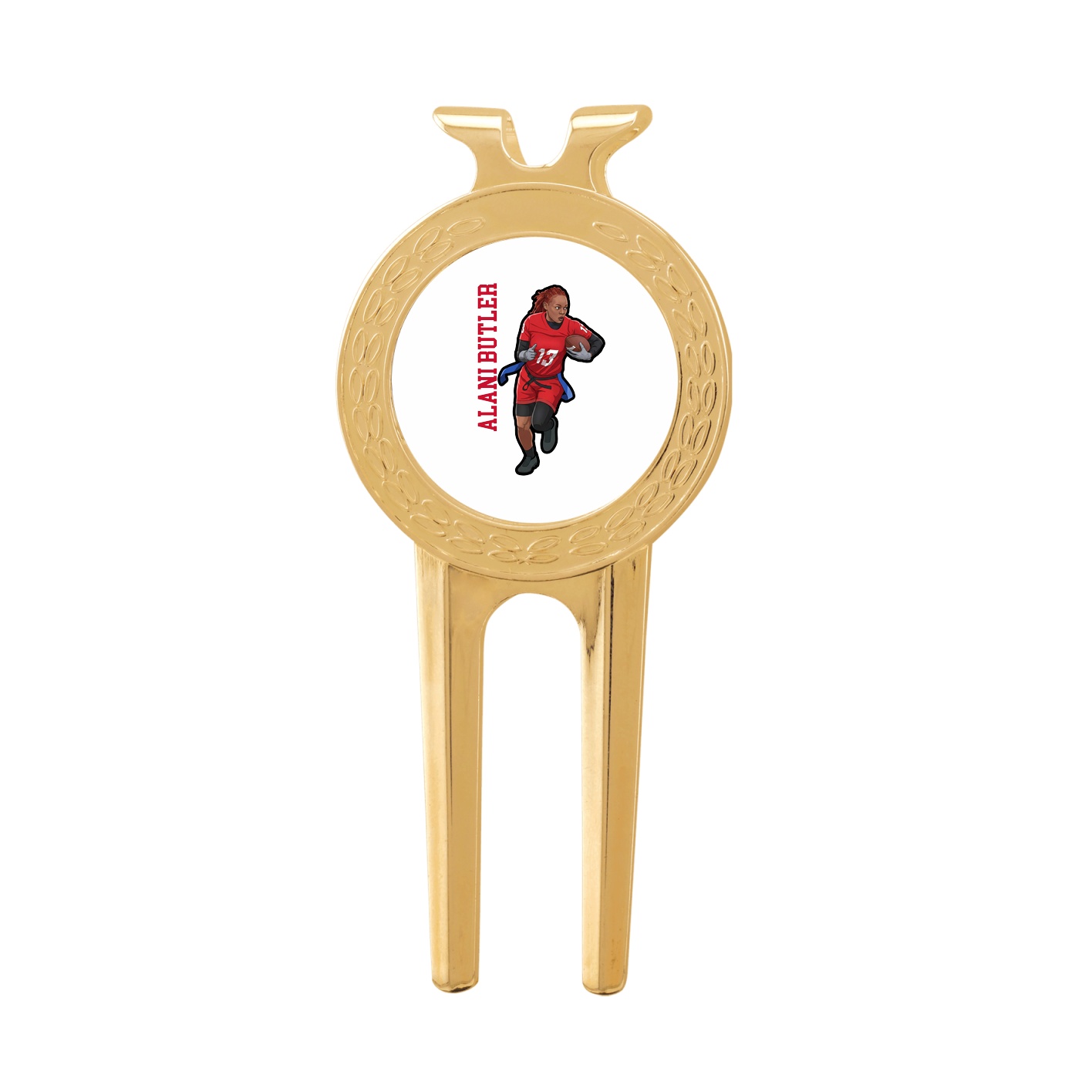 Divot Tool with Ball Marker — Name Vertical in Classic