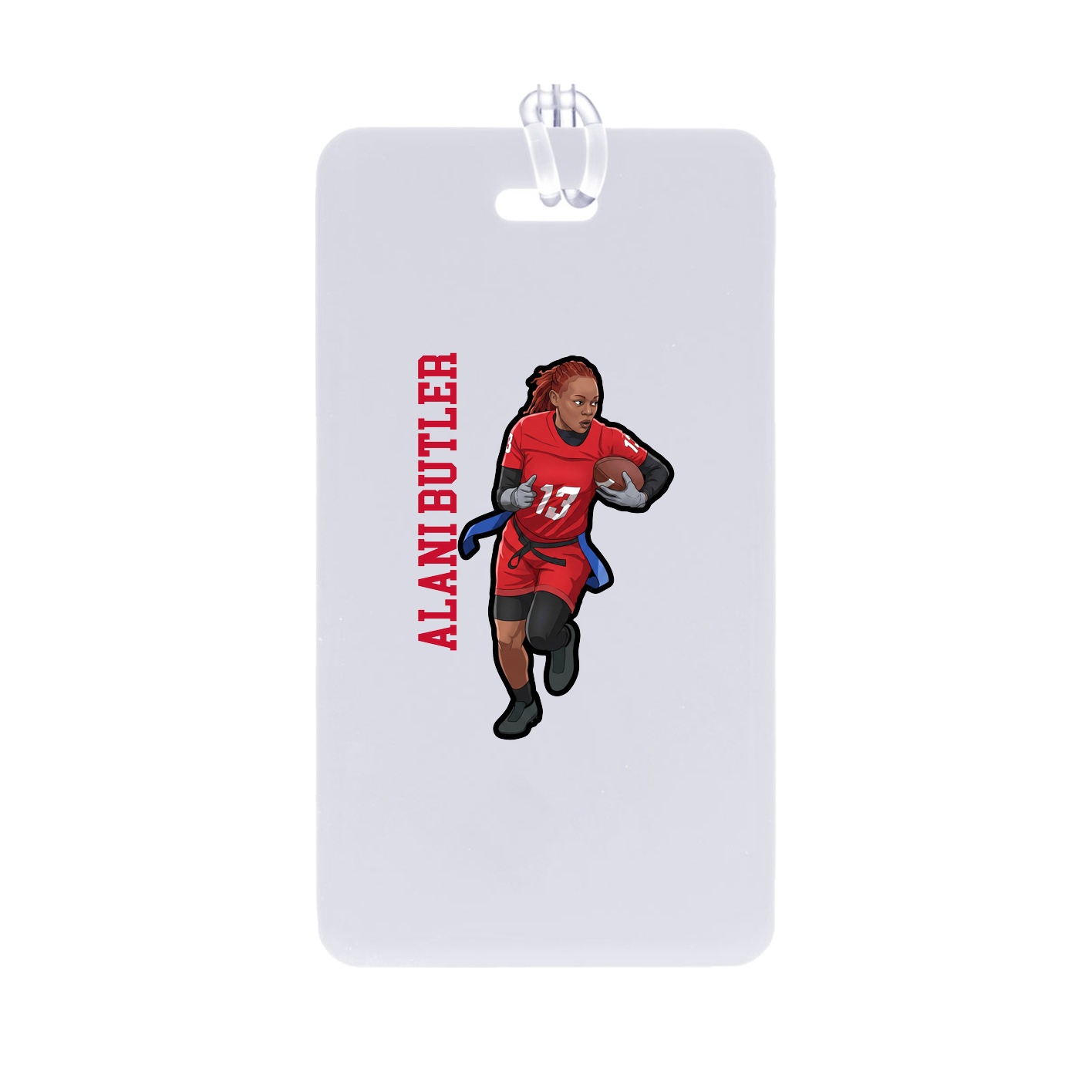 Bag Tag — Name Vertical in Classic