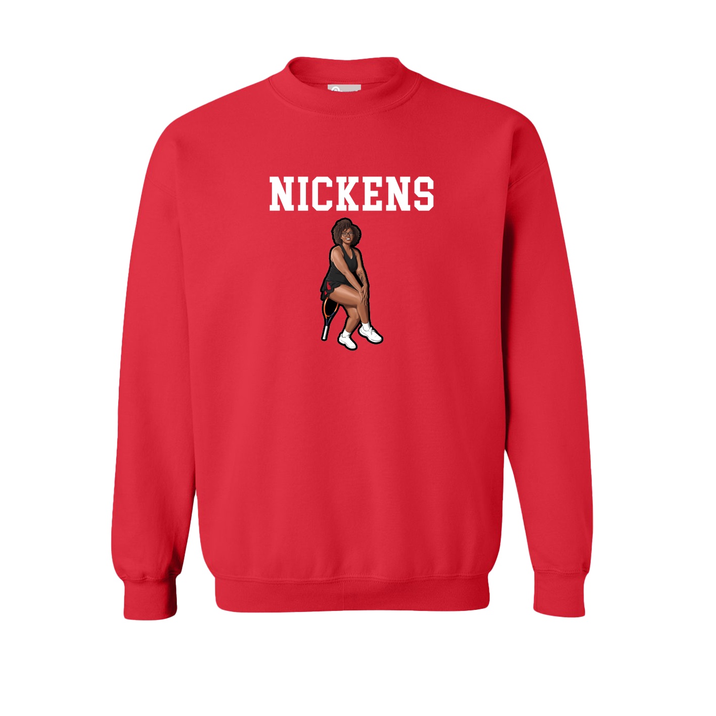 Fleece Crew — Shirsey in Red