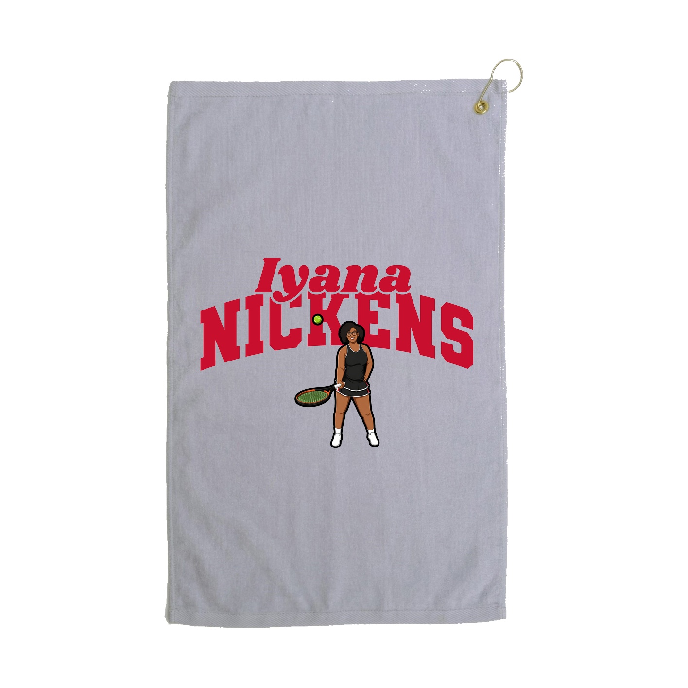 Golf Towel — Signature Arch in Grey